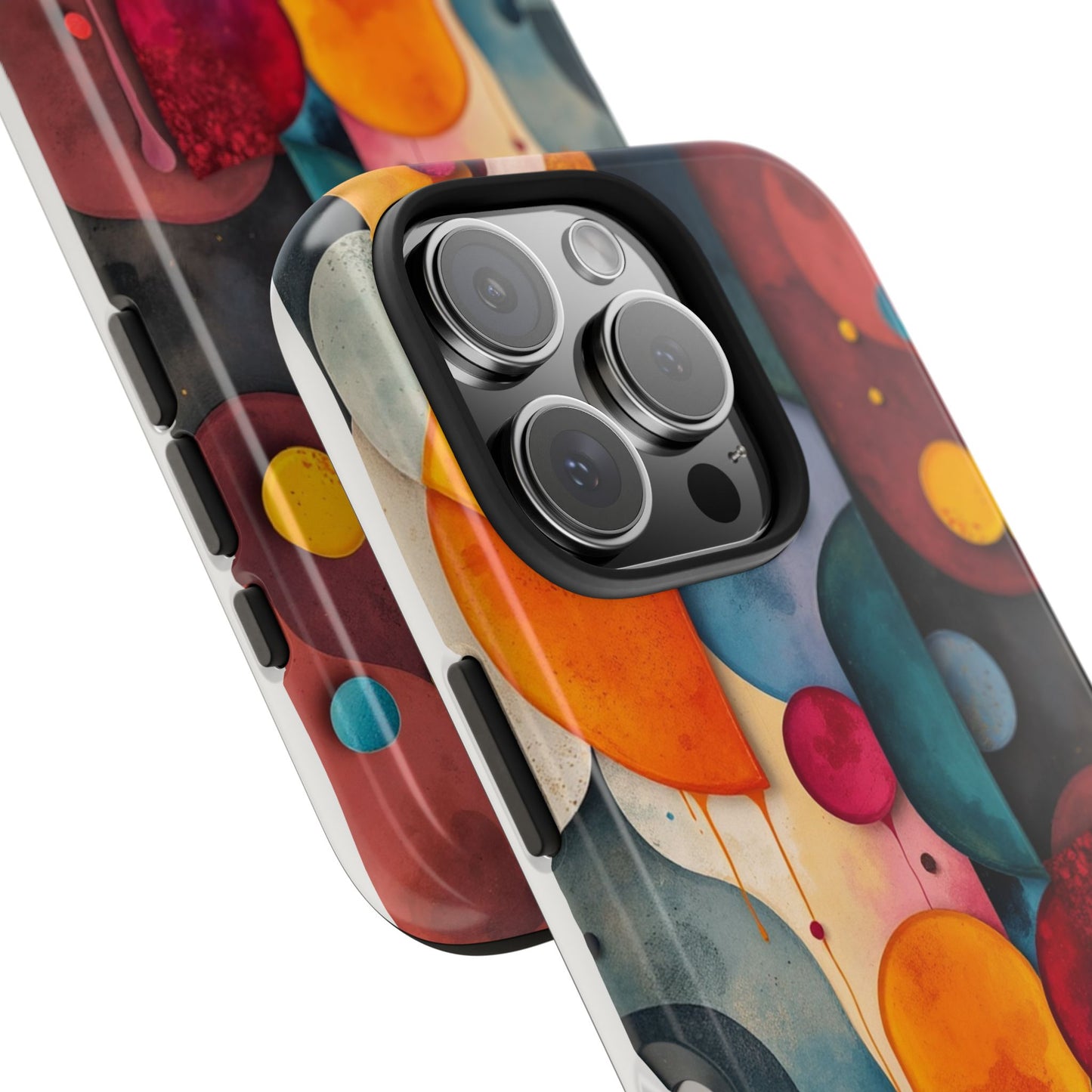 Artistic Tough Phone Cases - Colorful Abstract Design for Trendy Protection - for iPhone