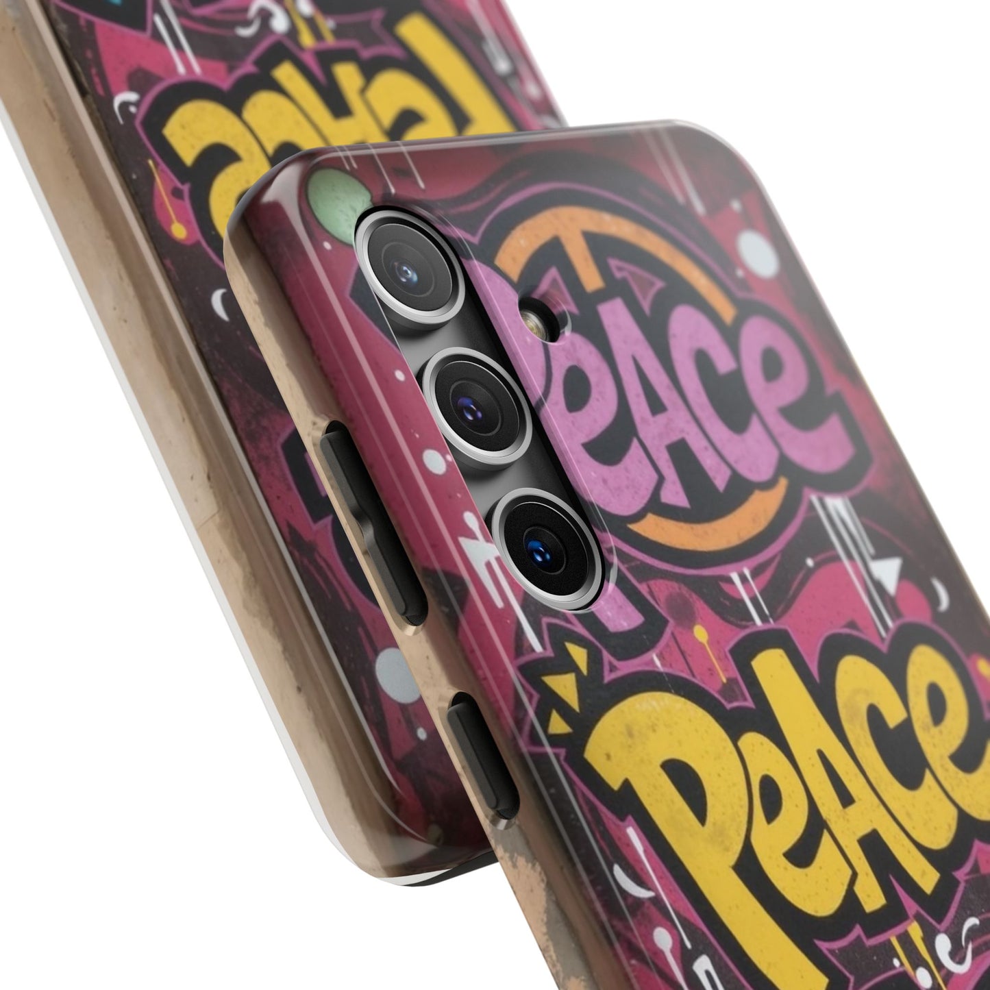 Colorful Peace Joy Tough Phone Case
