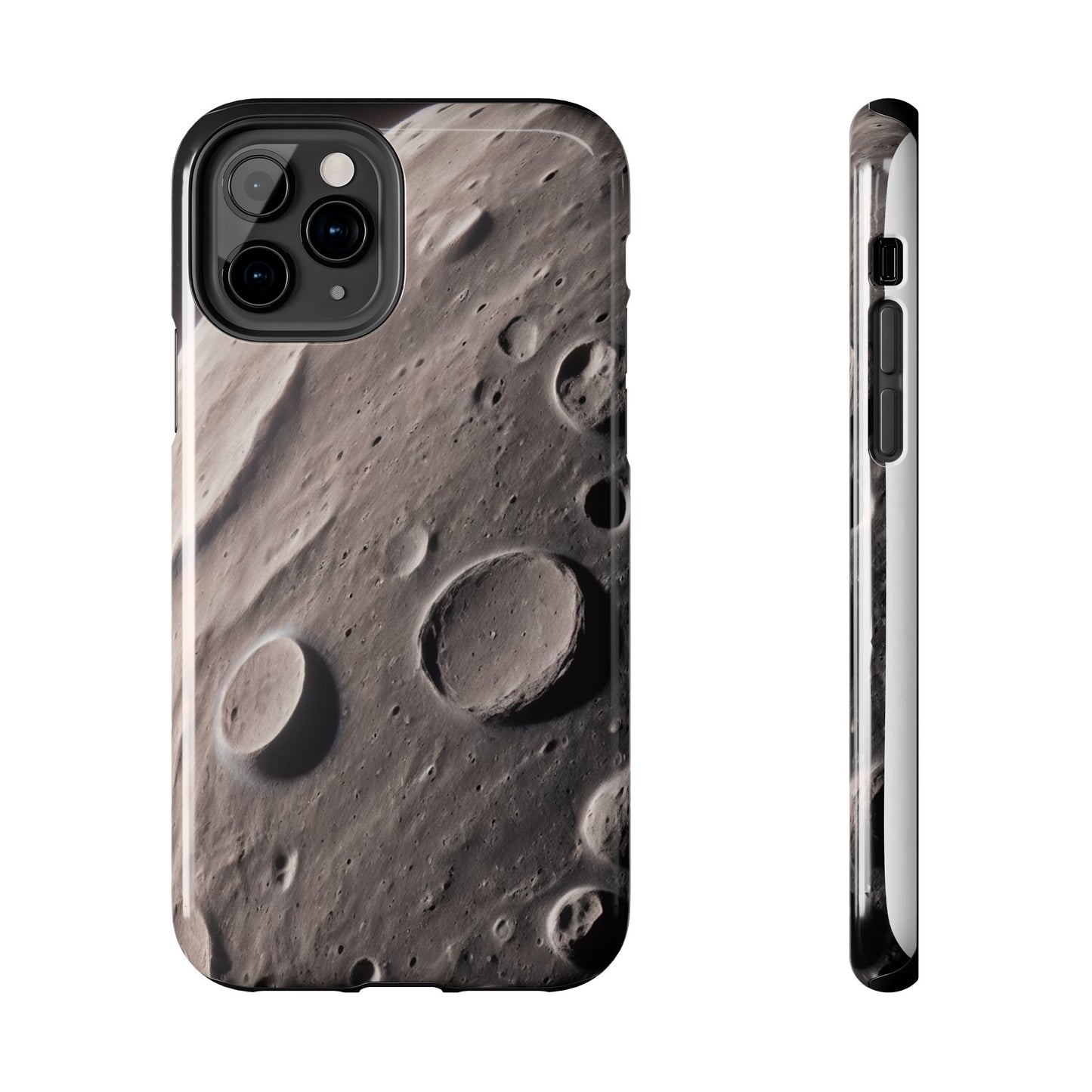 Celestial Moon Surface Tough Phone Case | Durable Space-Themed Design - for iPhone