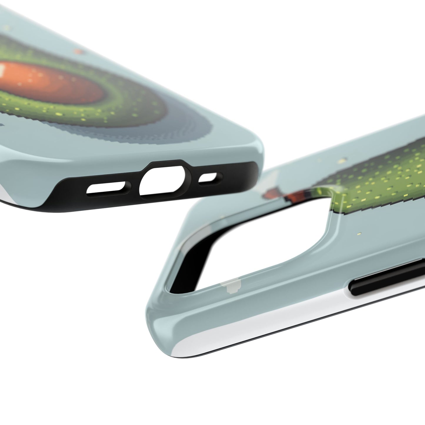 Pixel Avocado Tough Phone Case - Perfect for Foodies & Nature Lovers - for iPhone