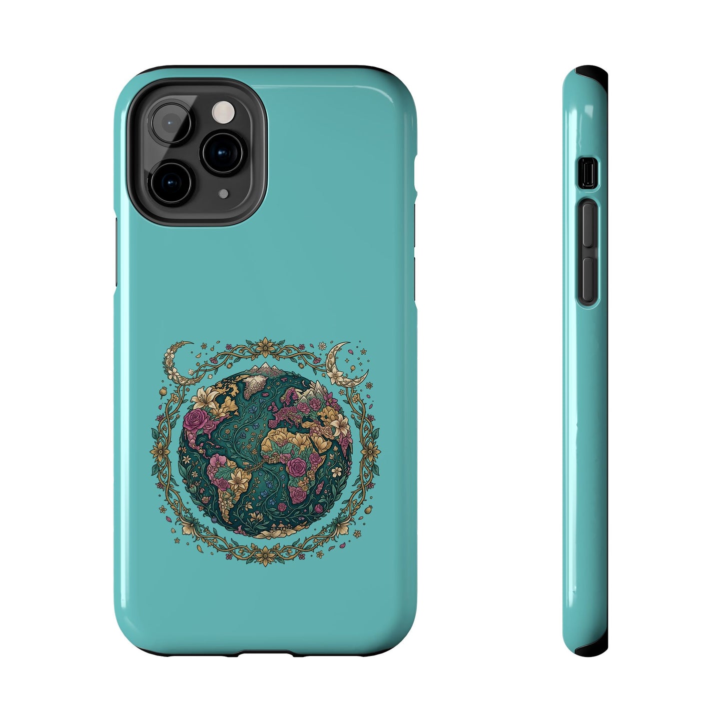 Mystical Floral Planet Phone Case — Tough Protective Phone Case
