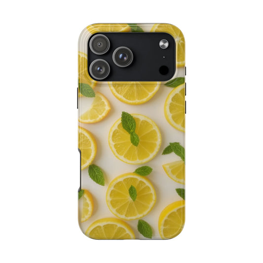 Fresh Lemons Slices - Tough Phone Case - for iPhone