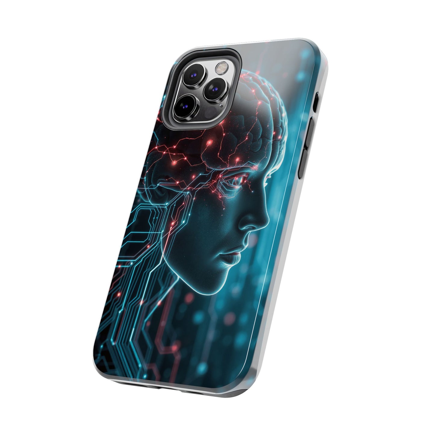 Futuristic Brain Design Tough Phone Case