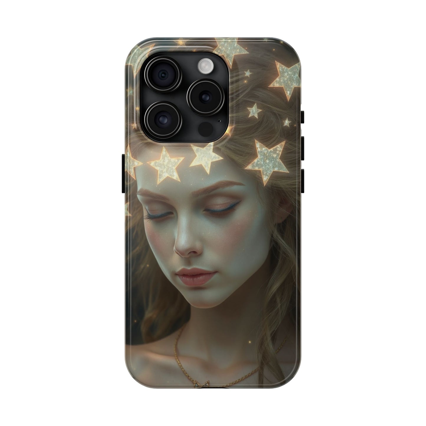 Celestial Dream Tough Phone Case - Artistic Starry Design for Style Enthusiasts