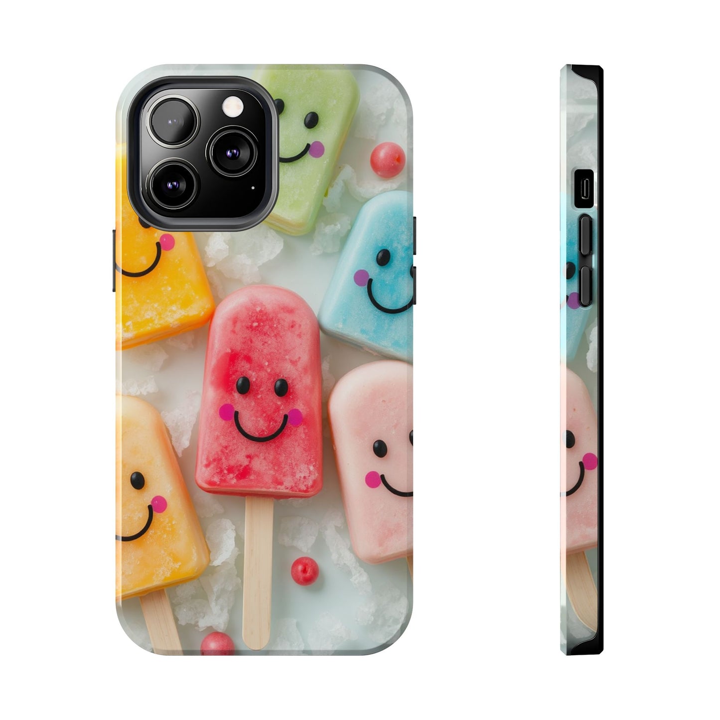 Cute Smile Popsicle Tough Phone Case - Fun Protection for Your Device