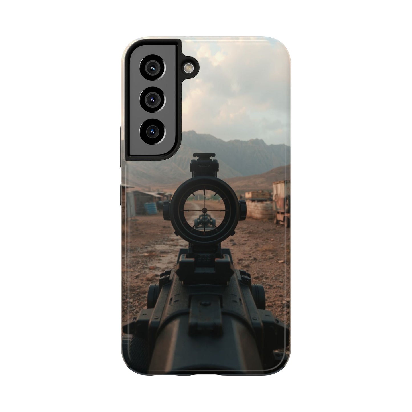 Tough Phone Case - Military Inspired Design with Sniper Scope