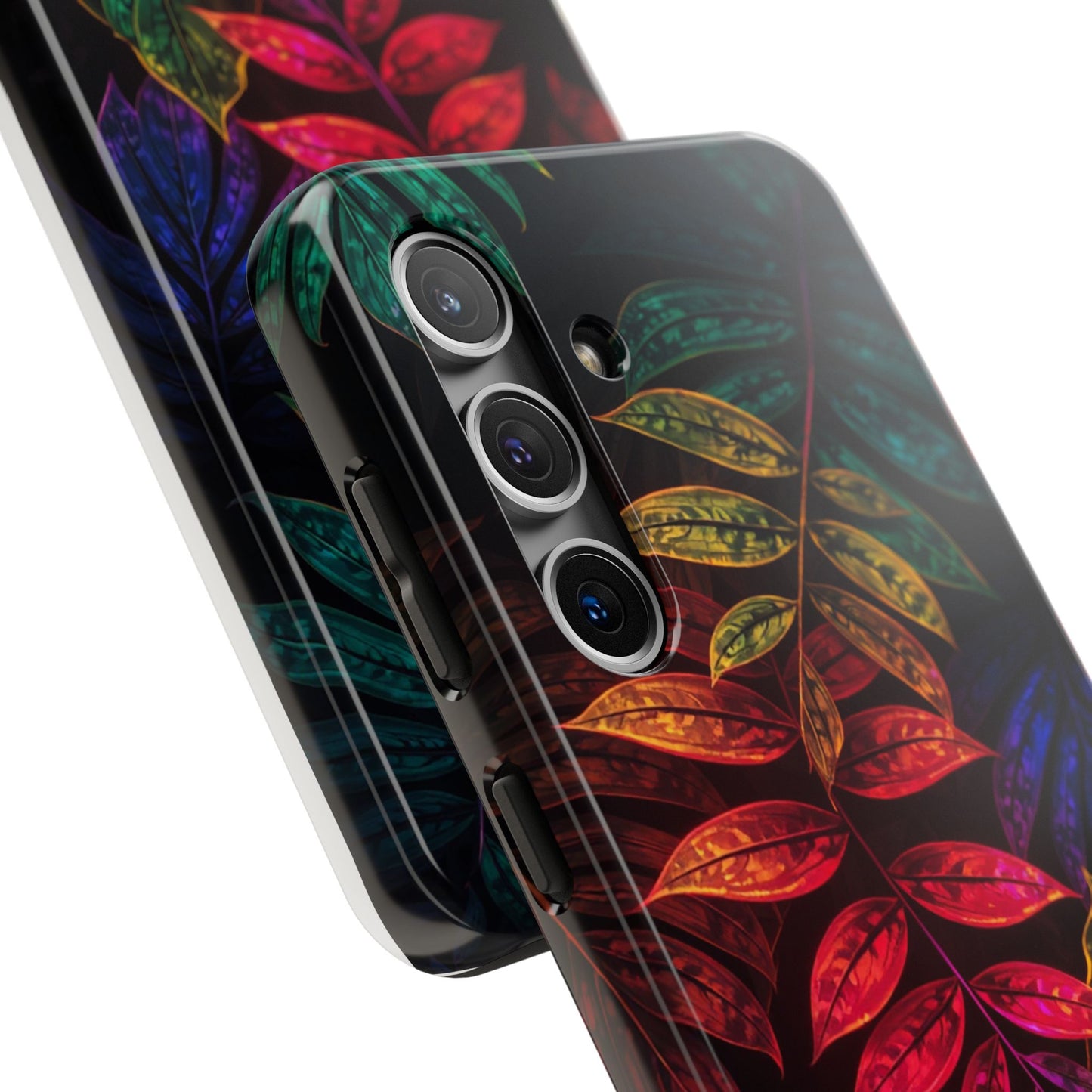 Vibrant Tropical Leaf Tough Phone Case