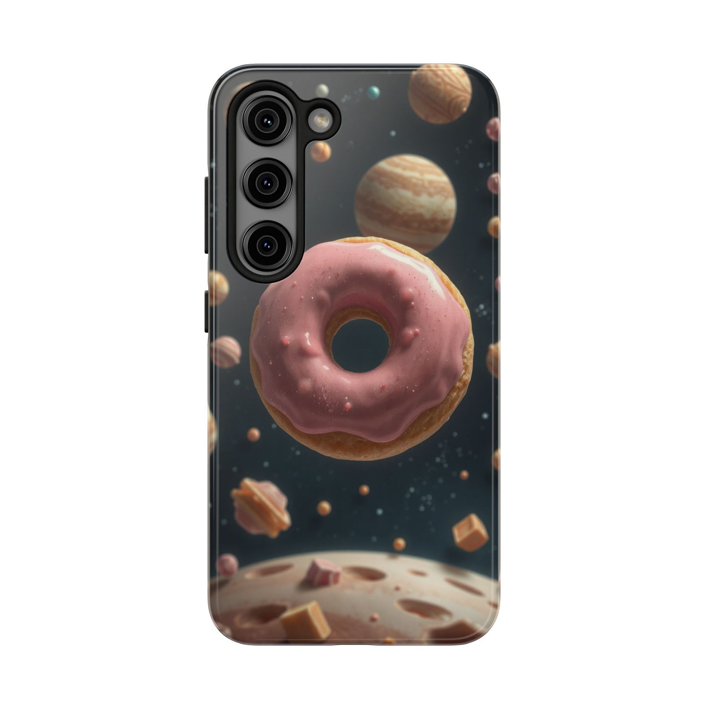 Galaxy Donut Tough Phone Case - Durable & Stylish Protective Cover