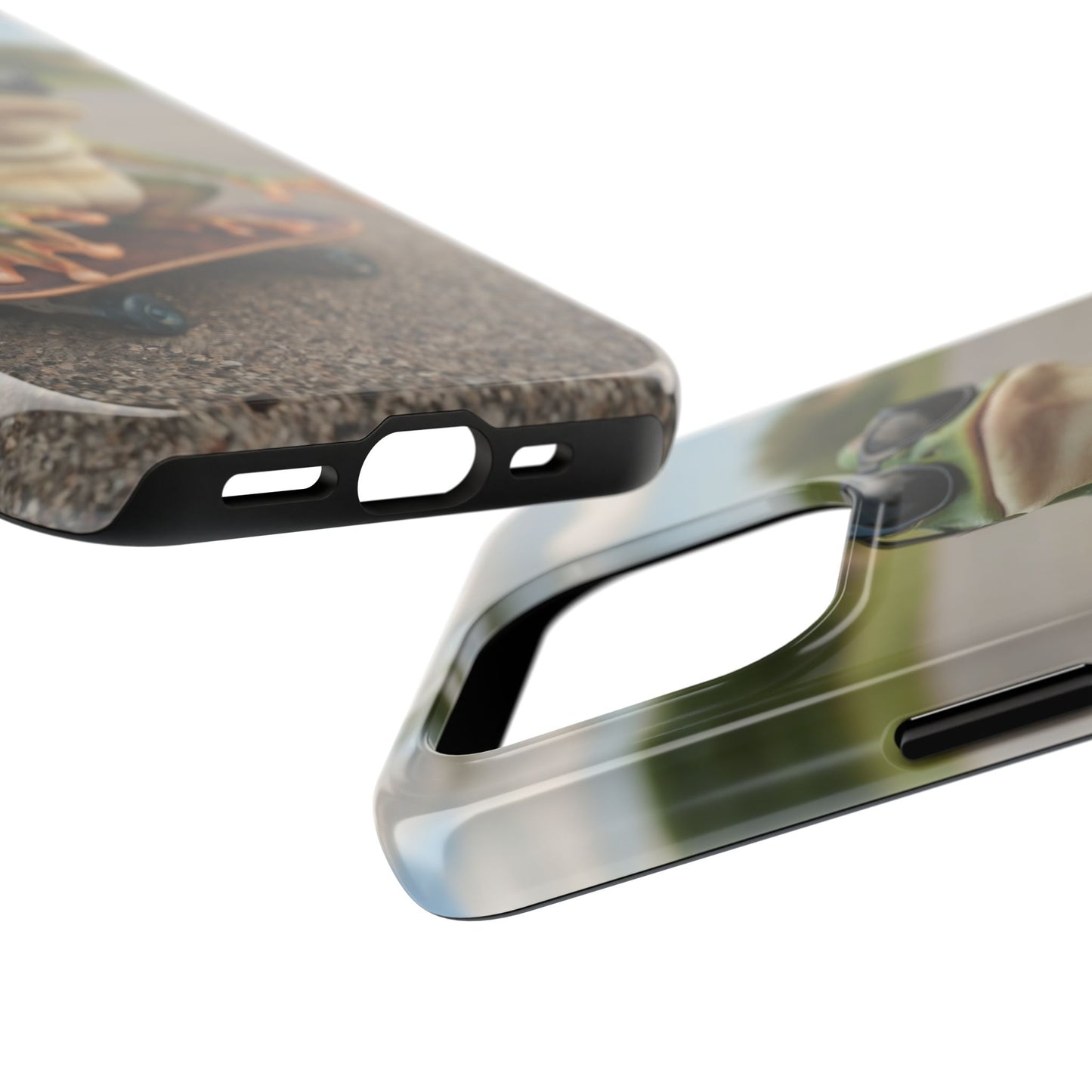Cool Frog Skateboard Phone Case - Tough and Stylish Protection