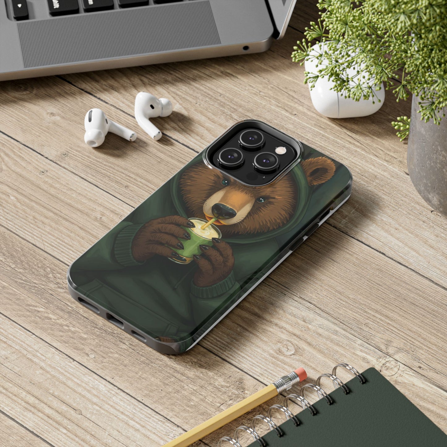 Cute Bear Phone Case – Tough and Stylish Protection for Animal Lovers