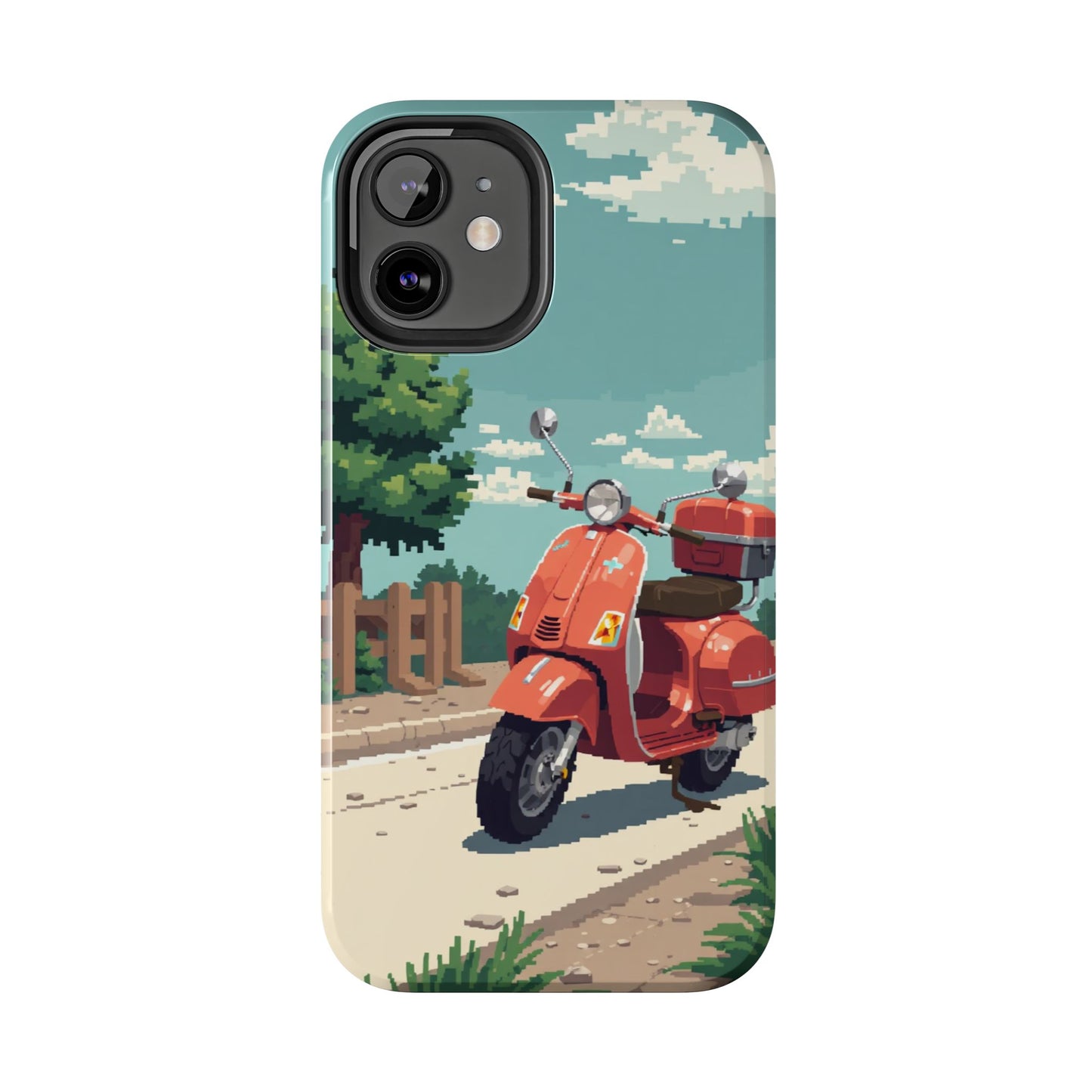 Retro Scooter Phone Case - Tough & Stylish Protection
