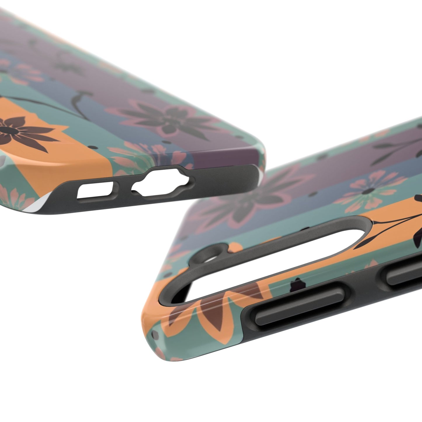 Boho Floral Tough Phone Cases - Durable & Stylish Protection - for iPhone
