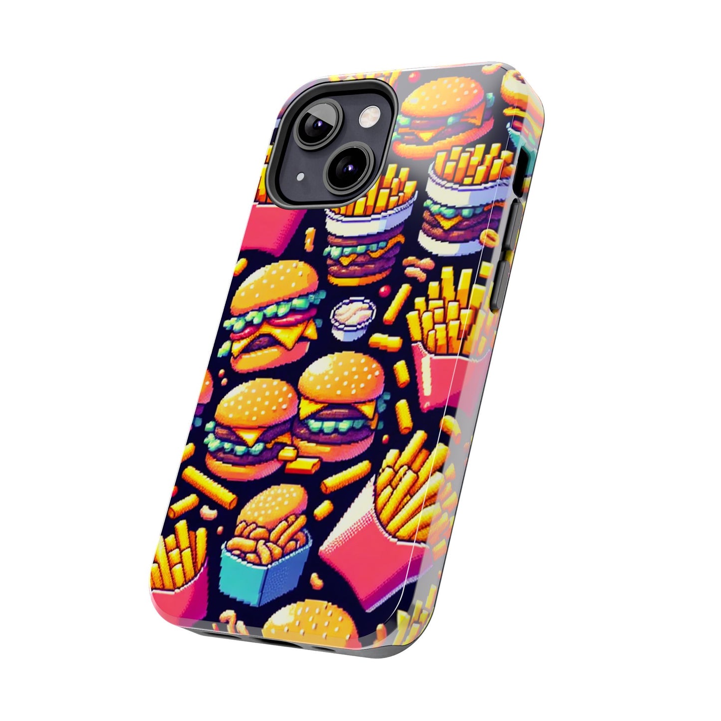 Retro Fast Food Phone Case - Tough and Durable - for iPhone