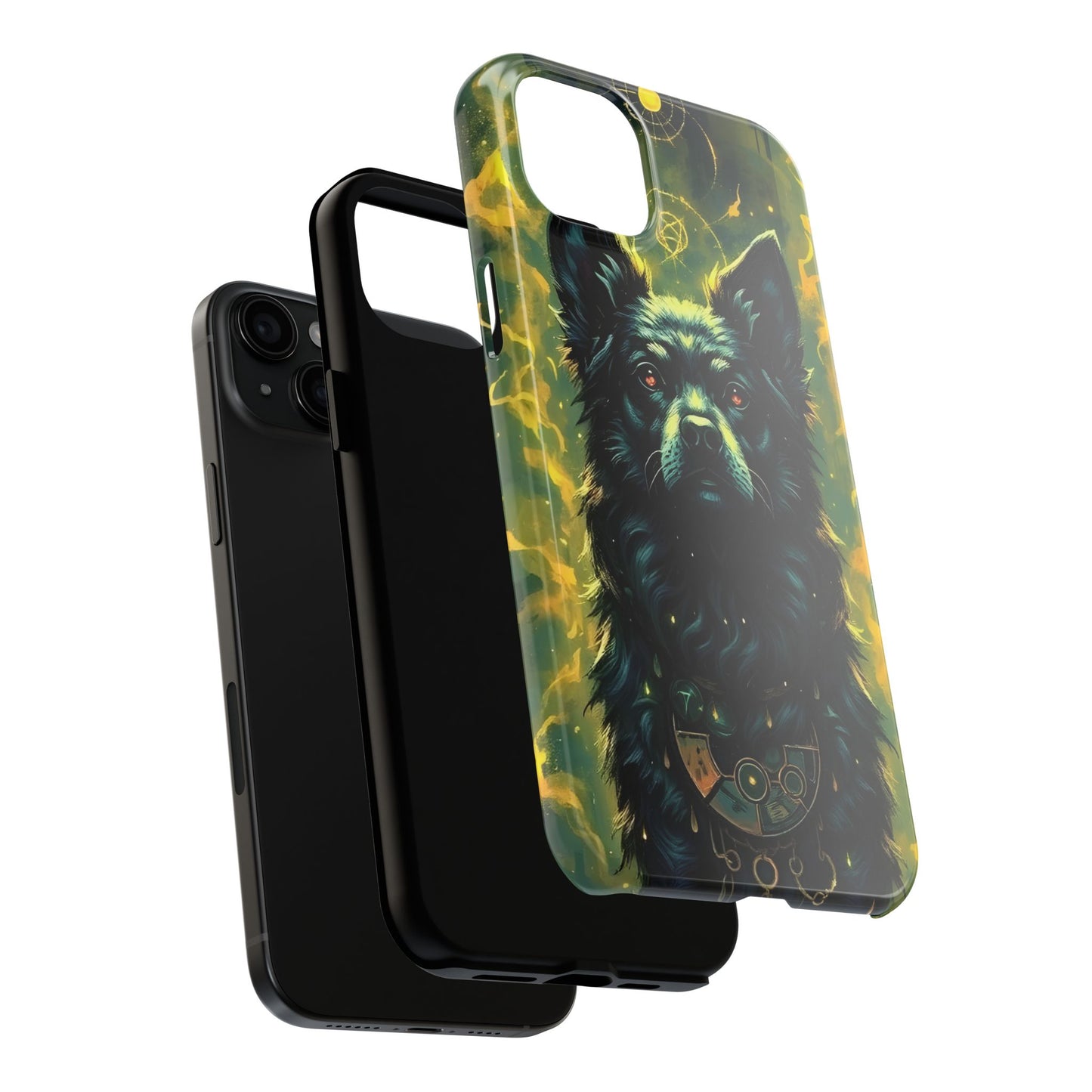 Mystical Dog Tribe Phone Case - Tough and Stylish for Pet Lovers - for iPhone