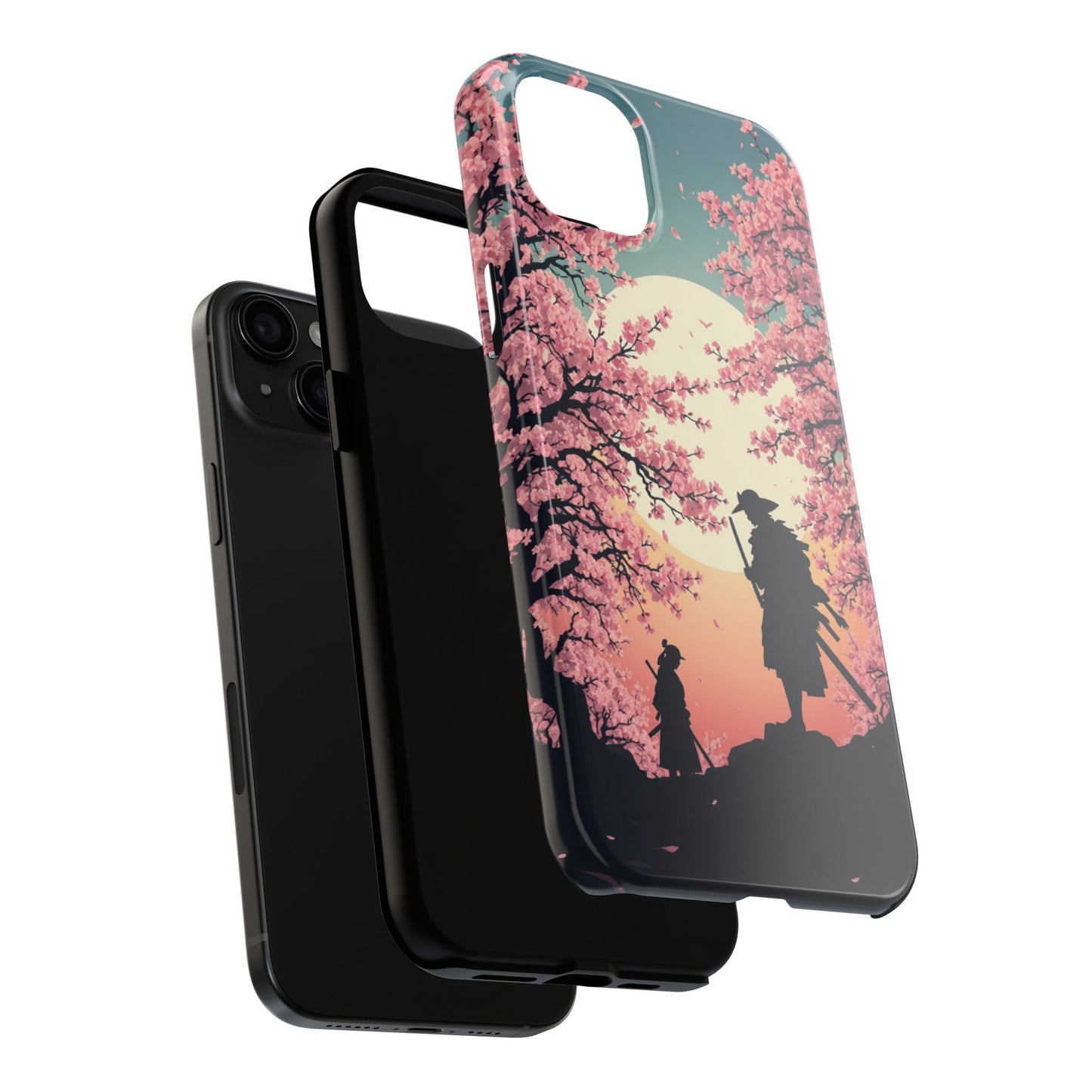 Cherry Blossom Samurai Tough Phone Case