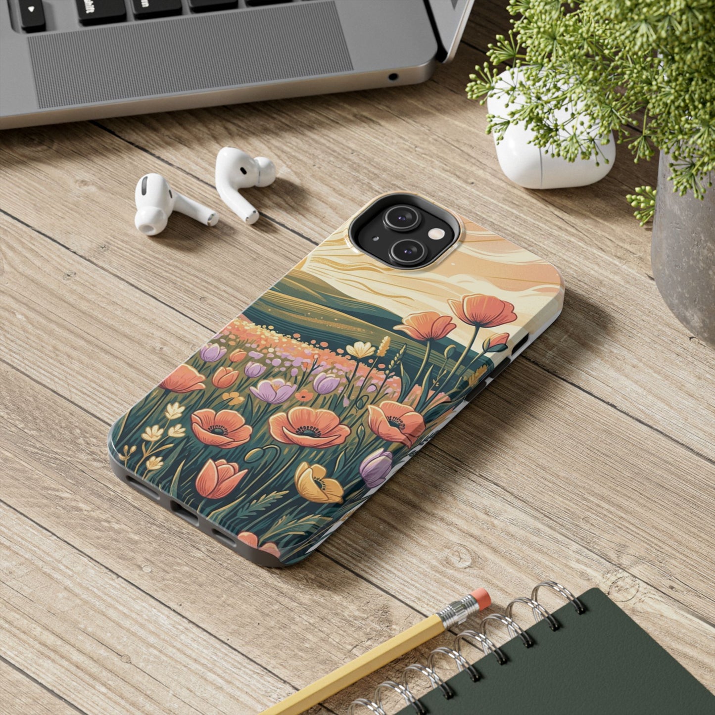 Floral Sunrise iPhone Case — Land of Flowers Design