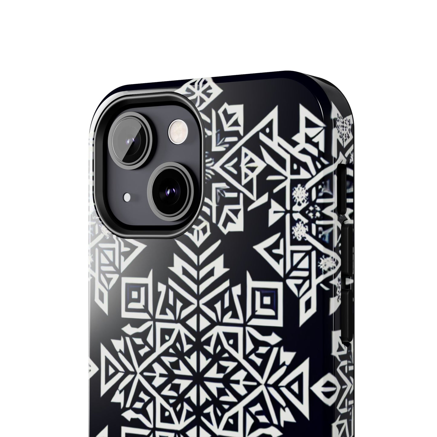 Winter Wonderland Tough Phone Case - Digital Snowflake - for iPhone
