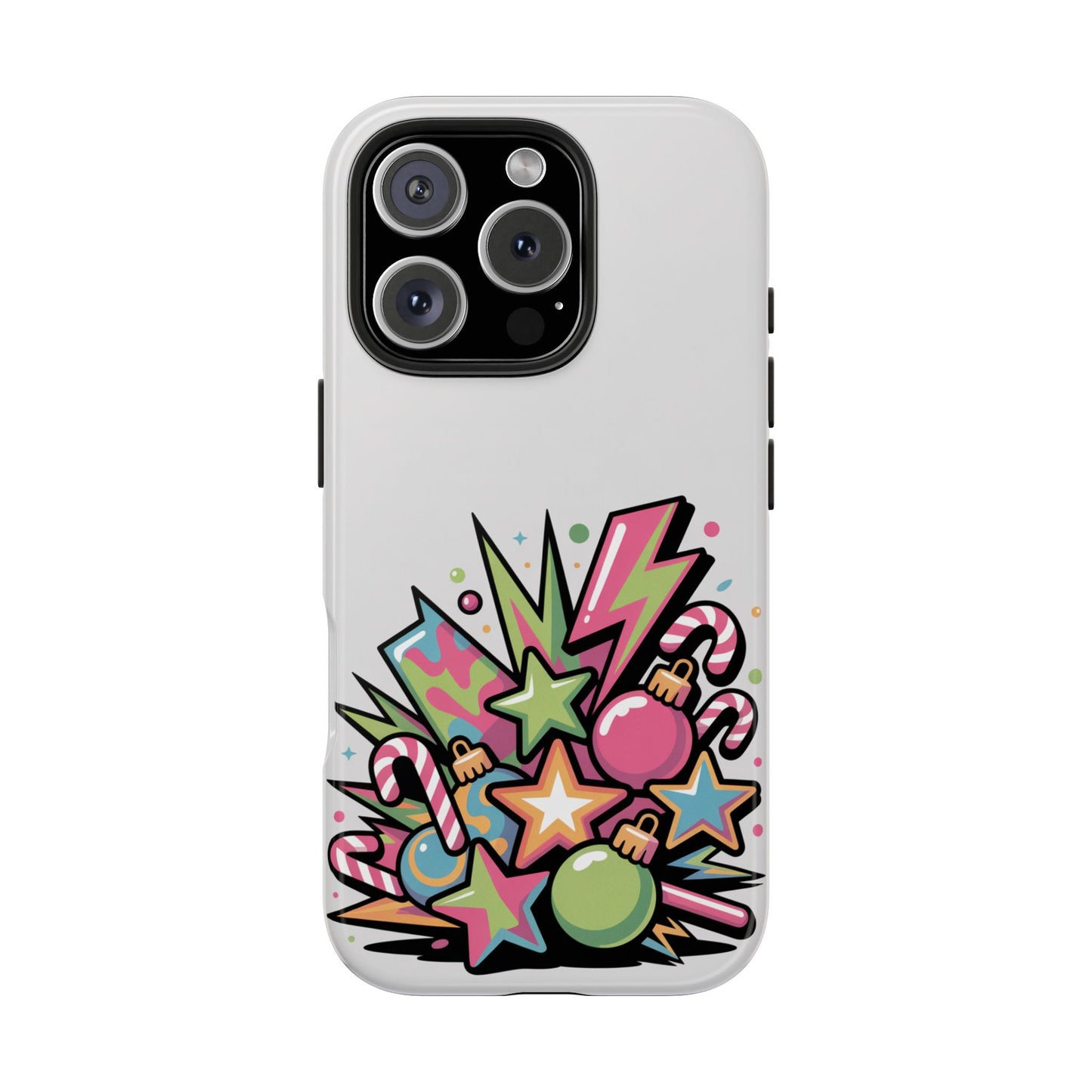 Colorful Explosion Retro Christmas Tough Phone Case