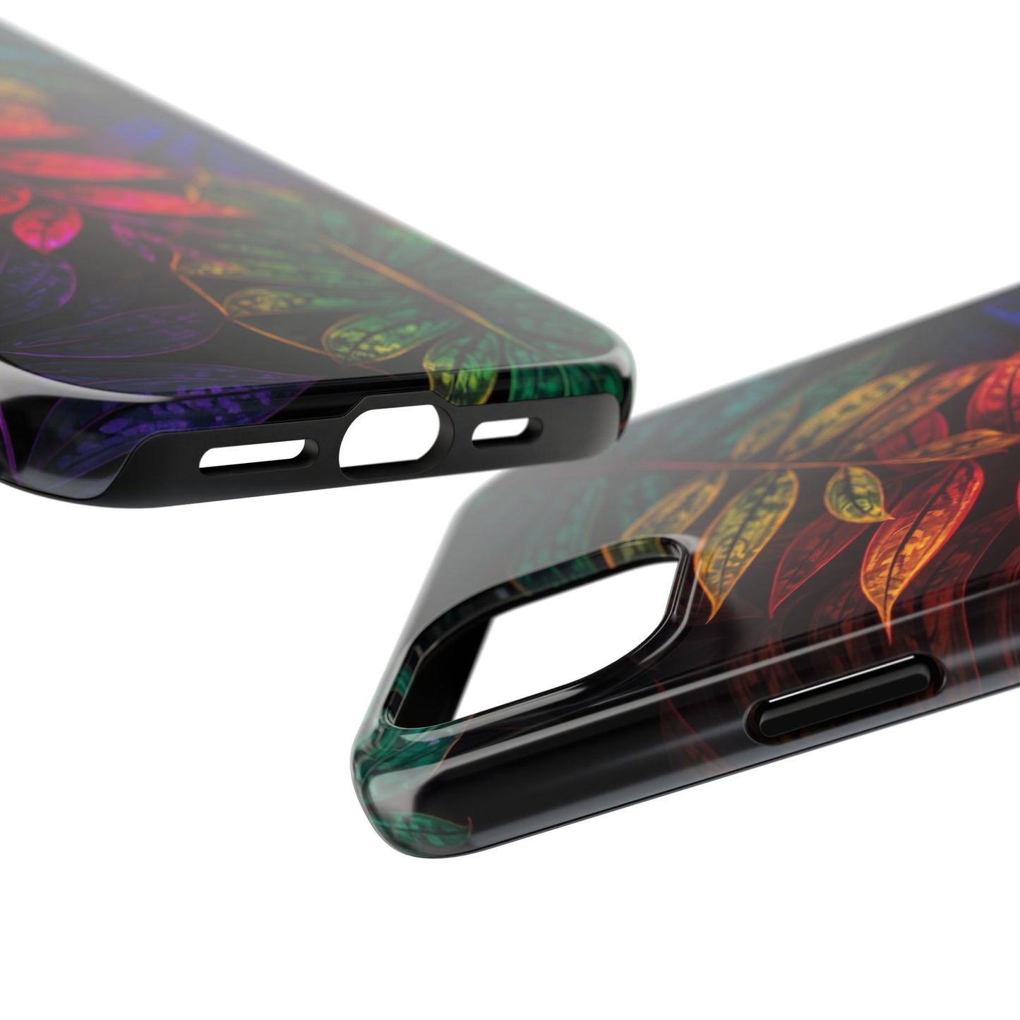 Vibrant Tropical Leaf Tough Phone Case