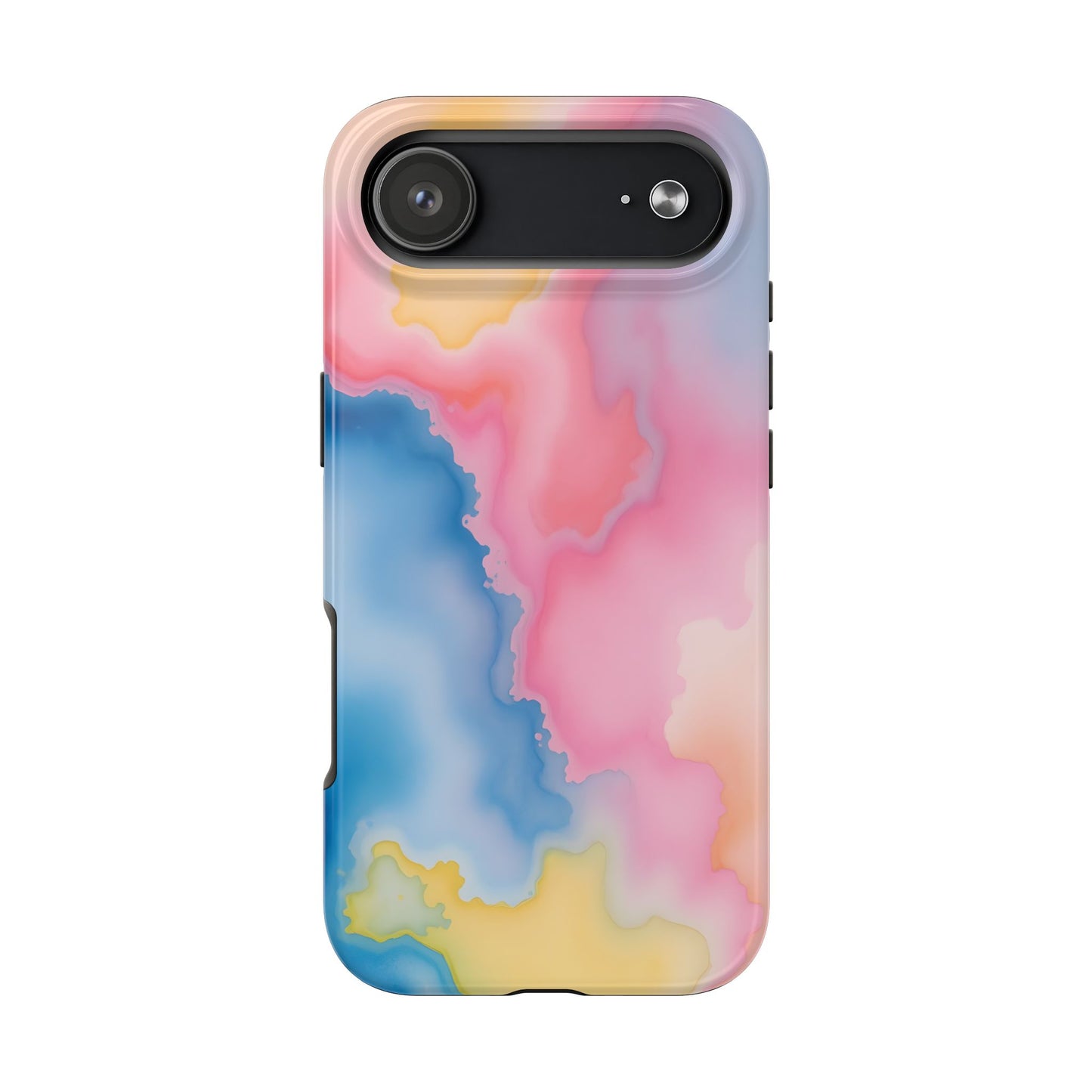 Painted Watercolor Tough Phone Case - Durable Protection with Artistic Vibes - for iPhone