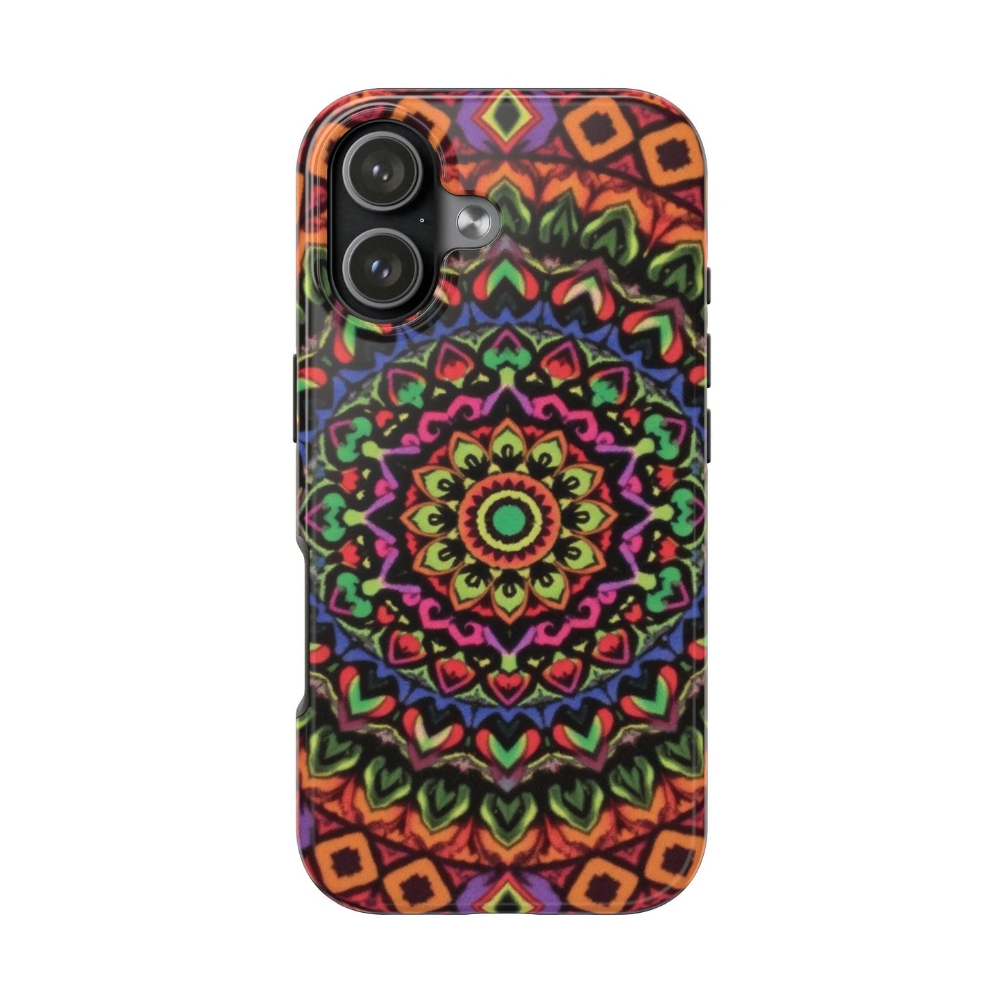 Colorful Mandala Tough Phone Case - Vibrant Designs for Trendy Protection - for iPhone