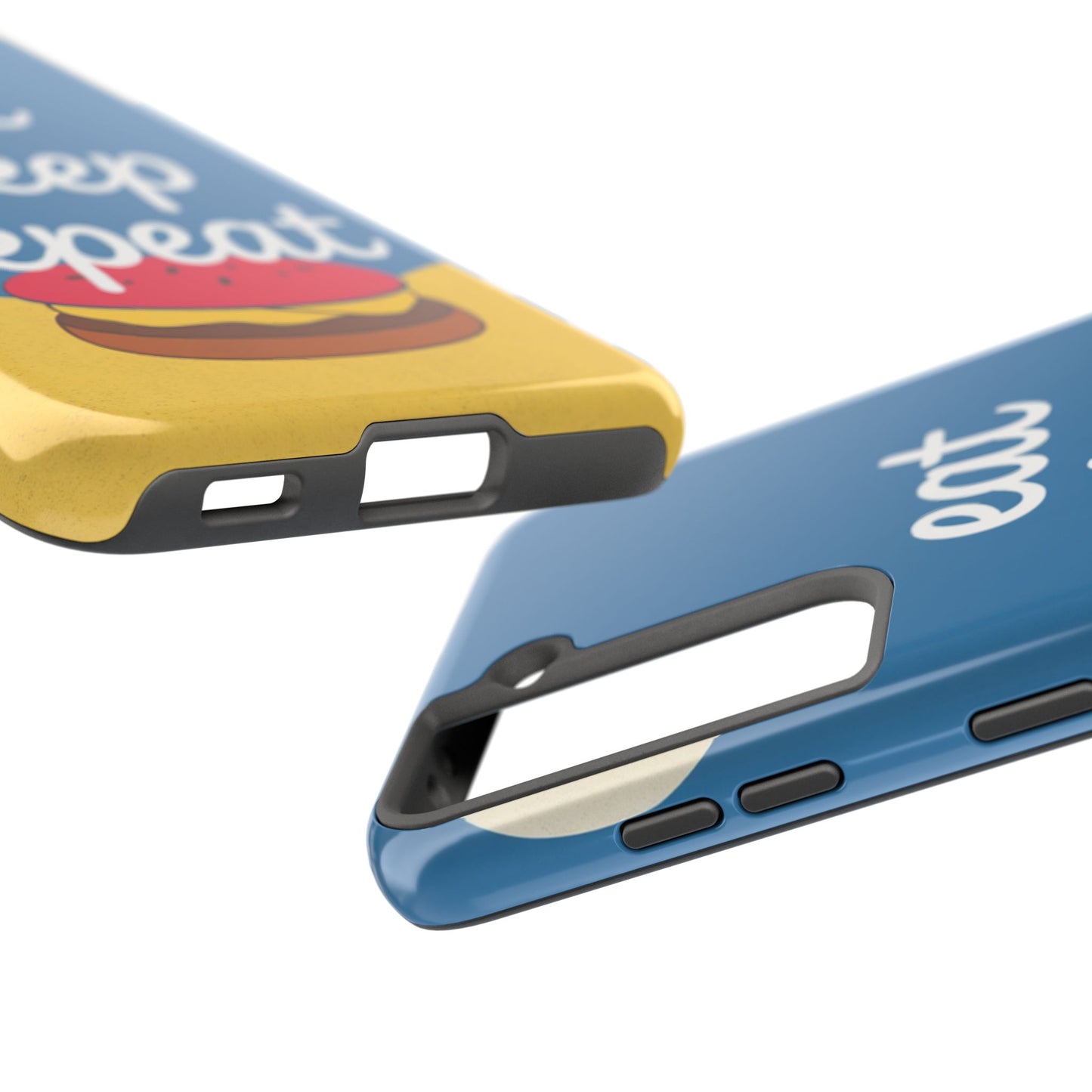 Eat, Sleep, Repeat Phone Case – Fun & Durable Tough Phone Cases for Food Lovers