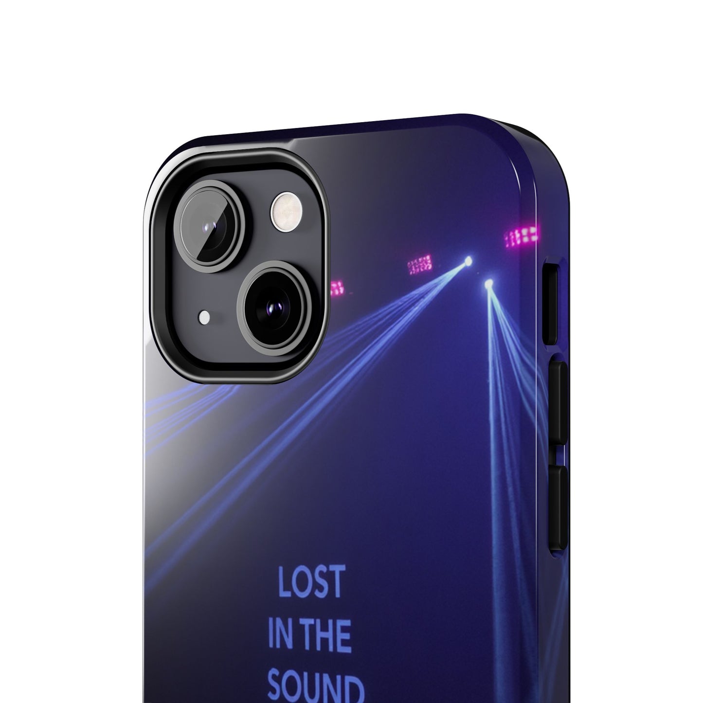 Vibrant Tough Phone Case - 'Lost in the Sound' Design for Music Lovers