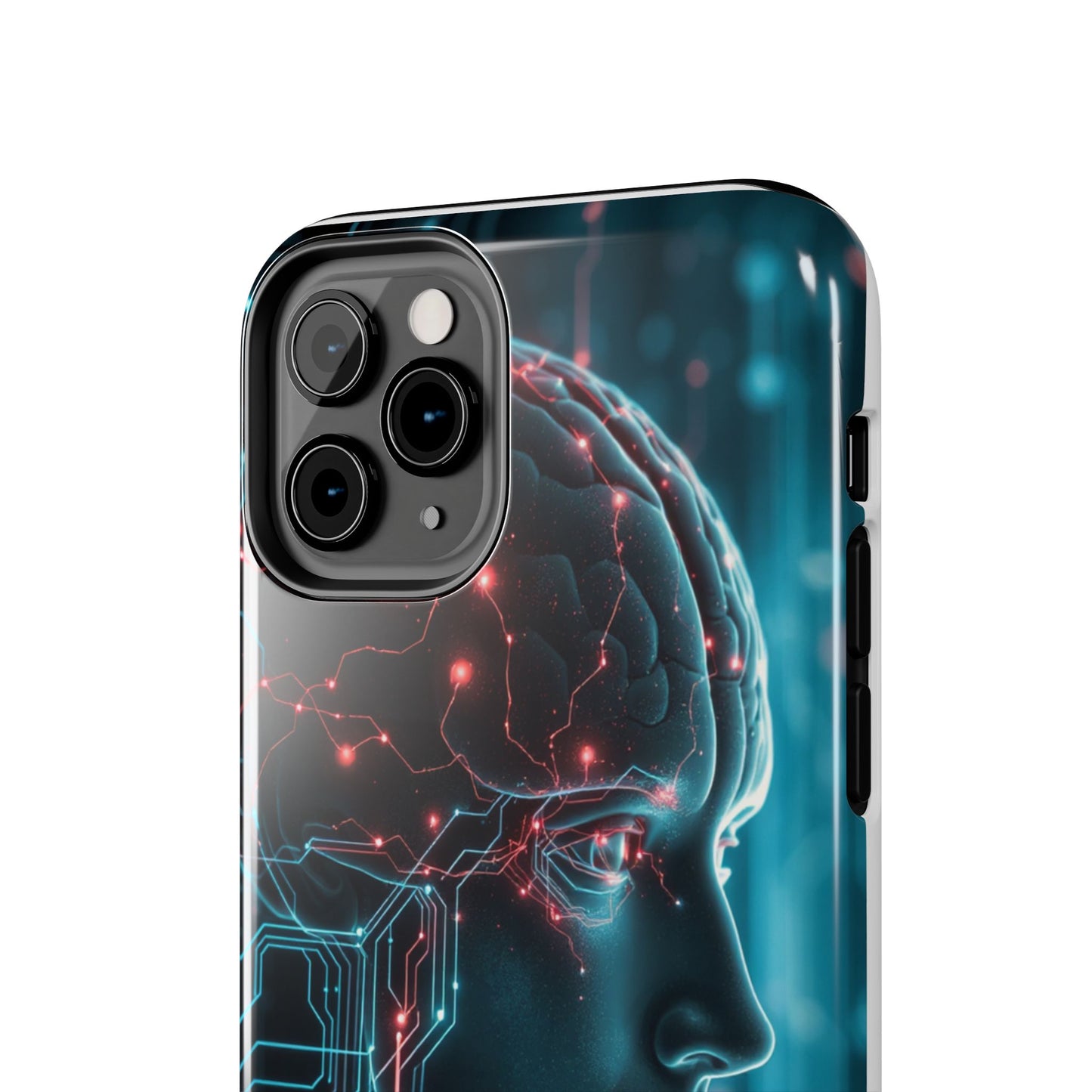 Futuristic Brain Design Tough Phone Case