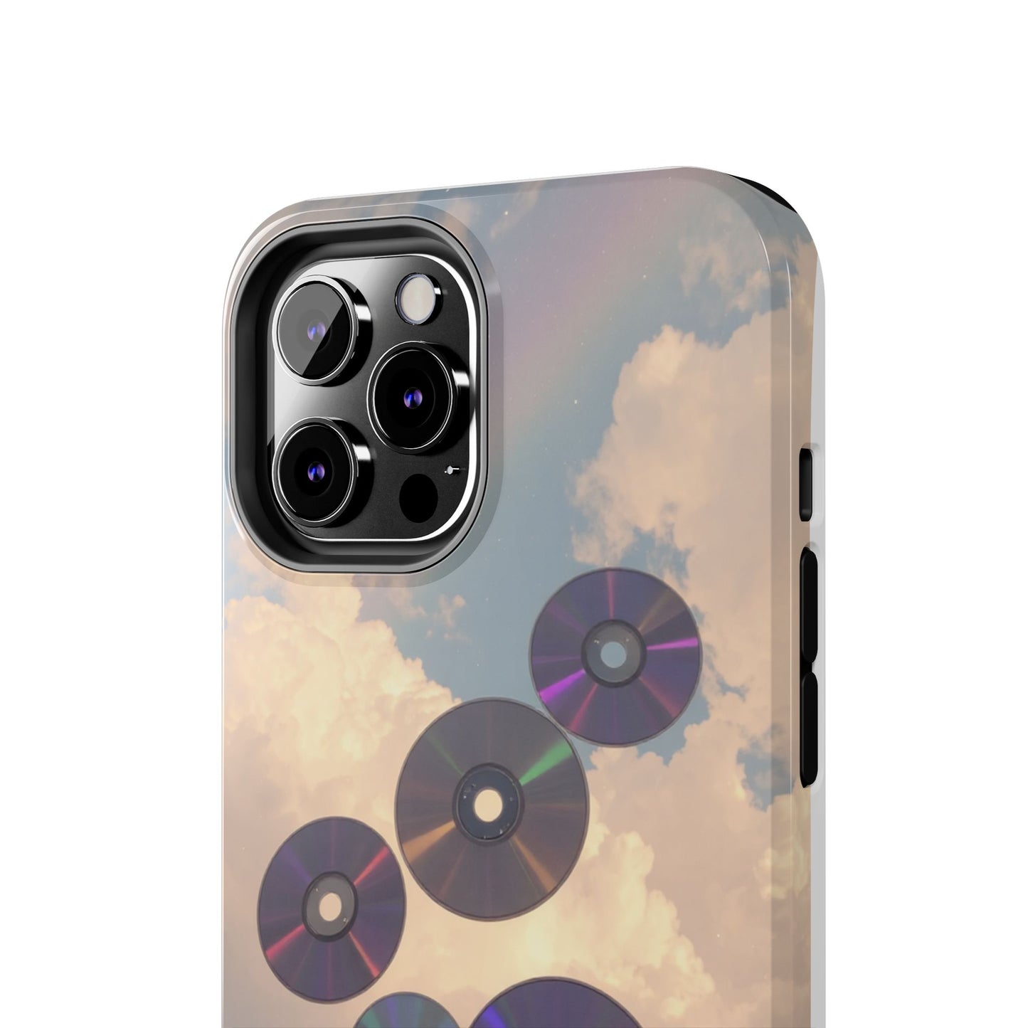 Vibrant Cloud CD Tough Phone Case - Durable and Stylish