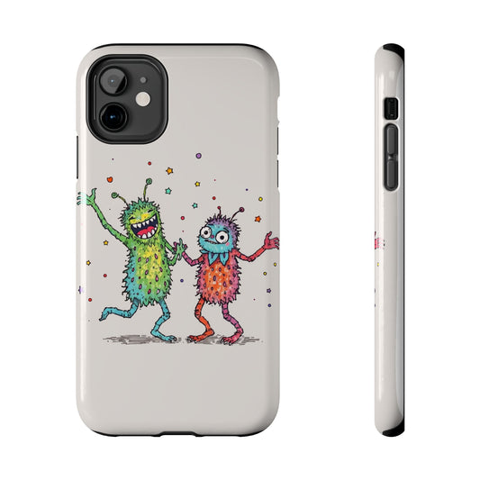 Colorful Monster Tough Phone Case - Fun and Playful Design
