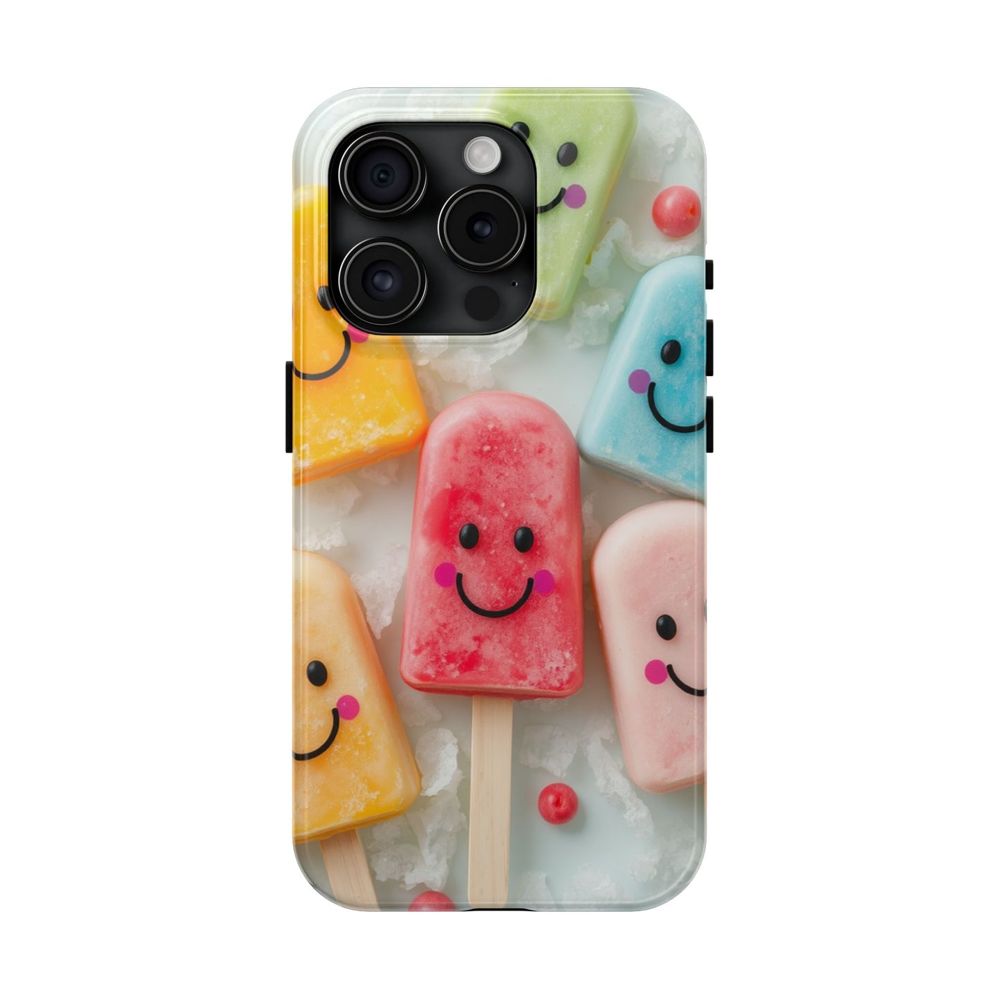 Cute Smile Popsicle Tough Phone Case - Fun Protection for Your Device