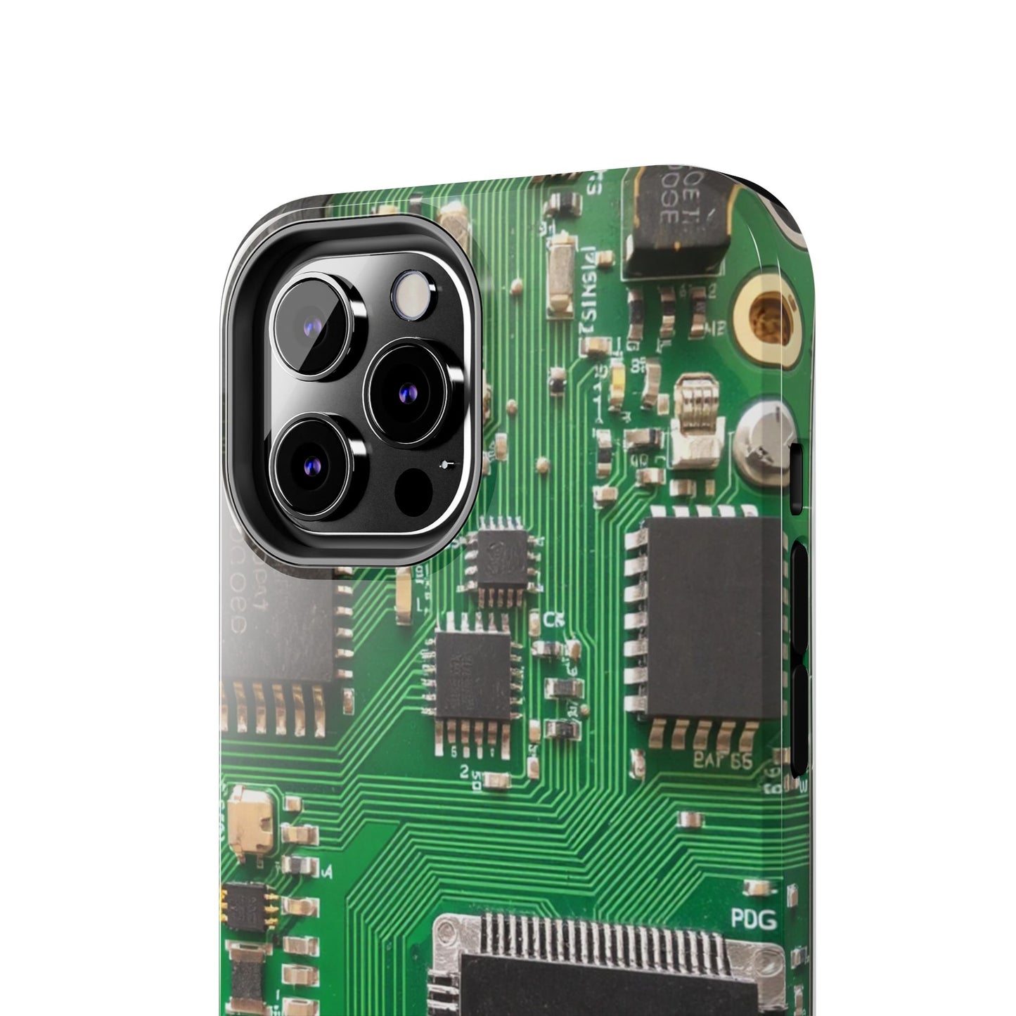 Circuit Board Tough Phone Case - Durable Tech Design