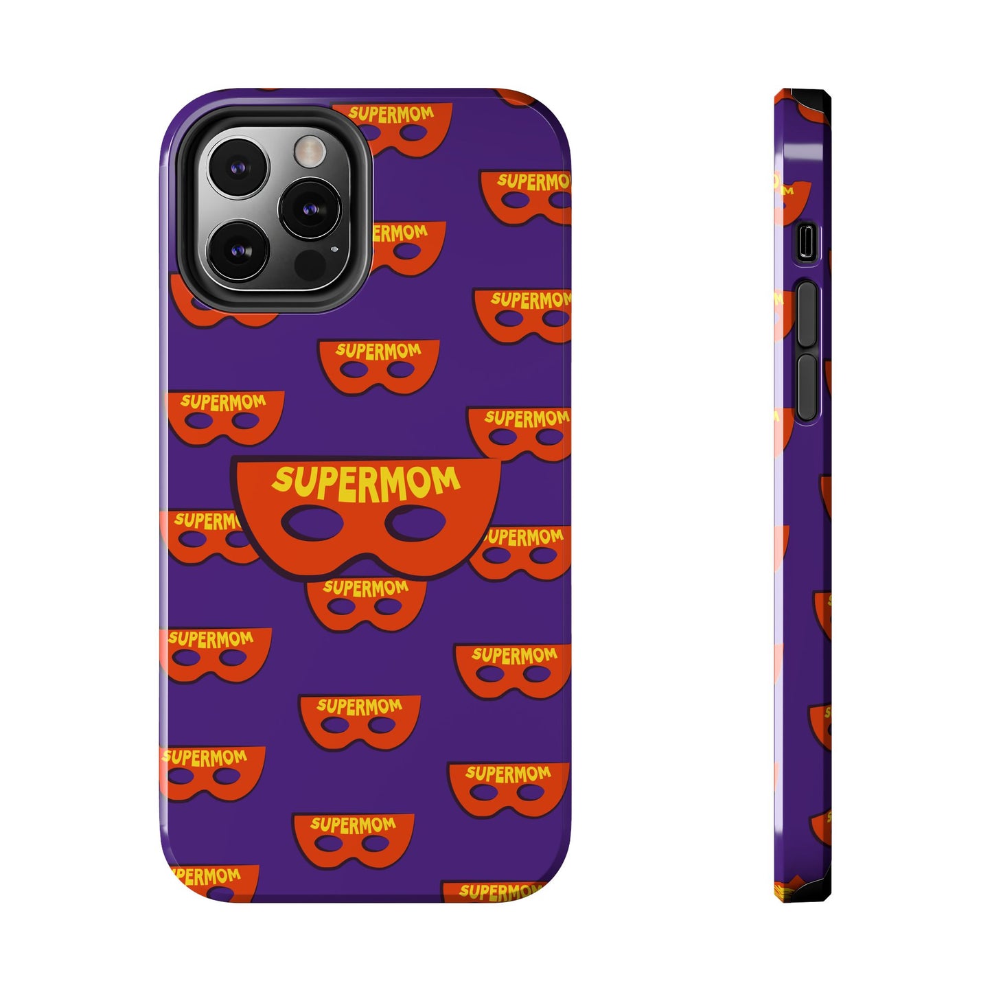 Supermom Tough Phone Case - Durable Protection with Fun Design - for iPhone