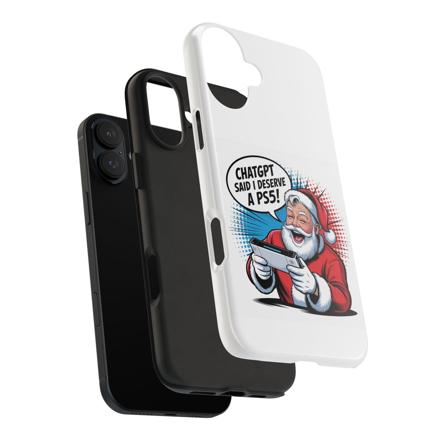Santa Laughing  Phone Case - "CHATGPT Said I Deserve A PS5!"