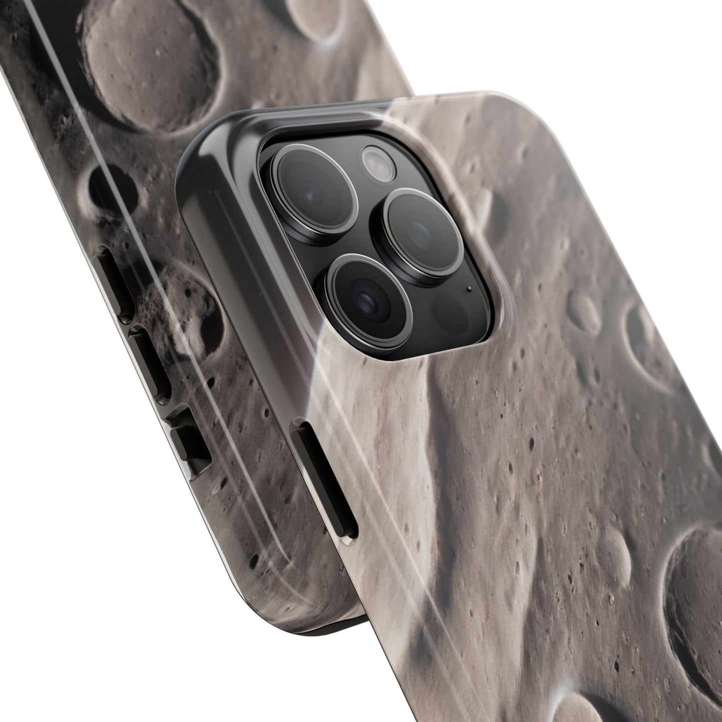 Celestial Moon Surface Tough Phone Case | Durable Space-Themed Design - for iPhone