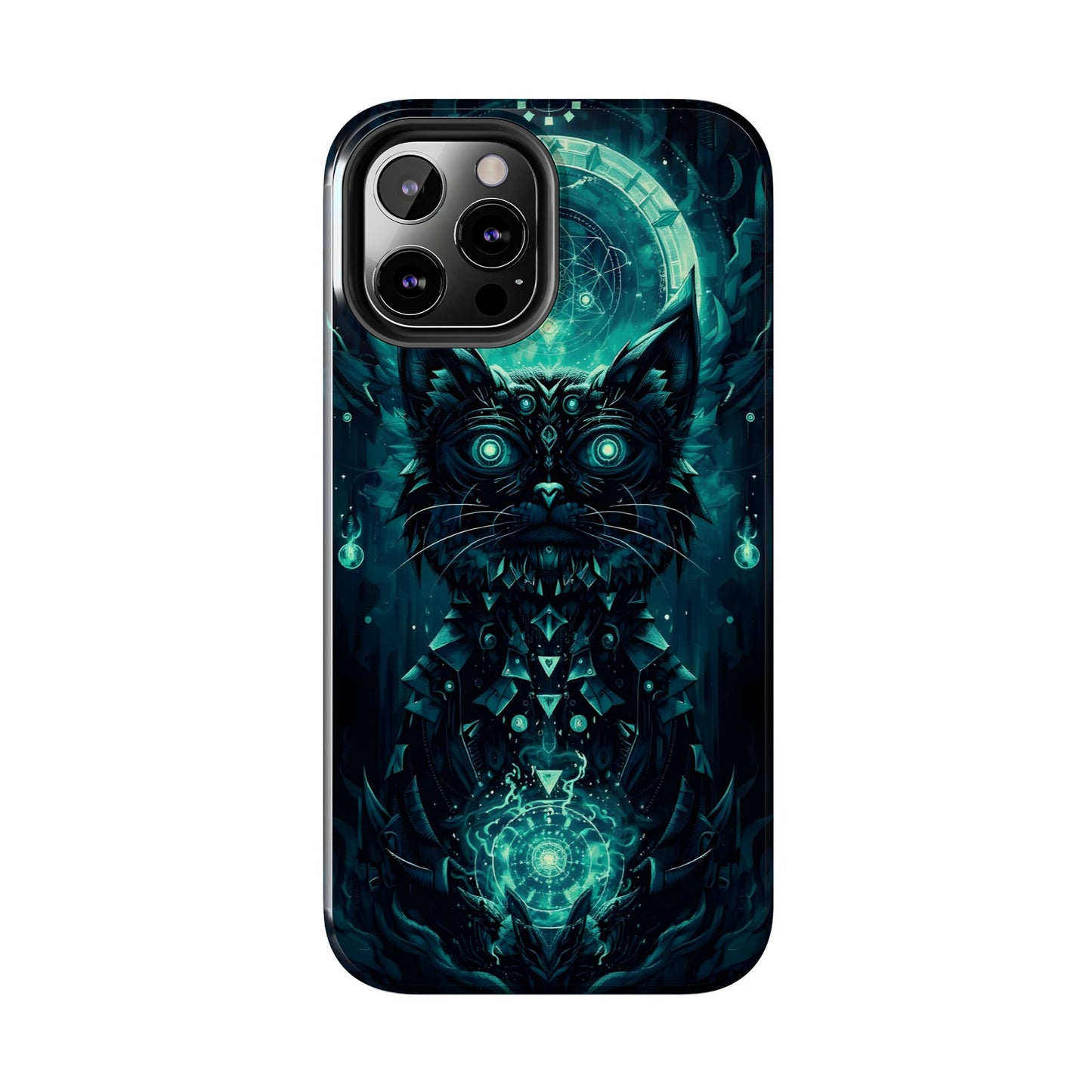Mystical Dark Cat Phone Case - Tough Protective Cover for Cat Lovers - for iPhone
