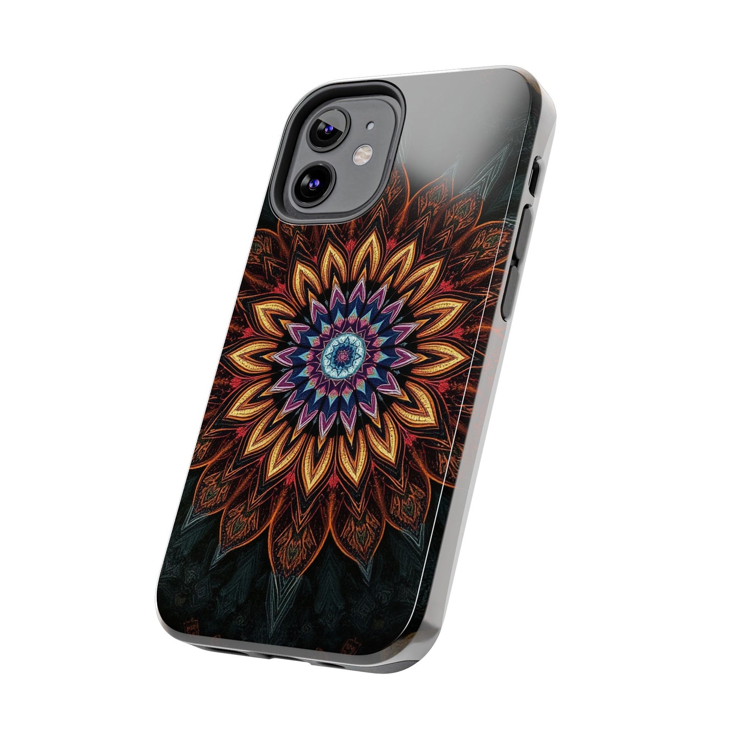 Mystic Mandala Tough Phone Case - Durable Protection with Artistic Design - for iPhone