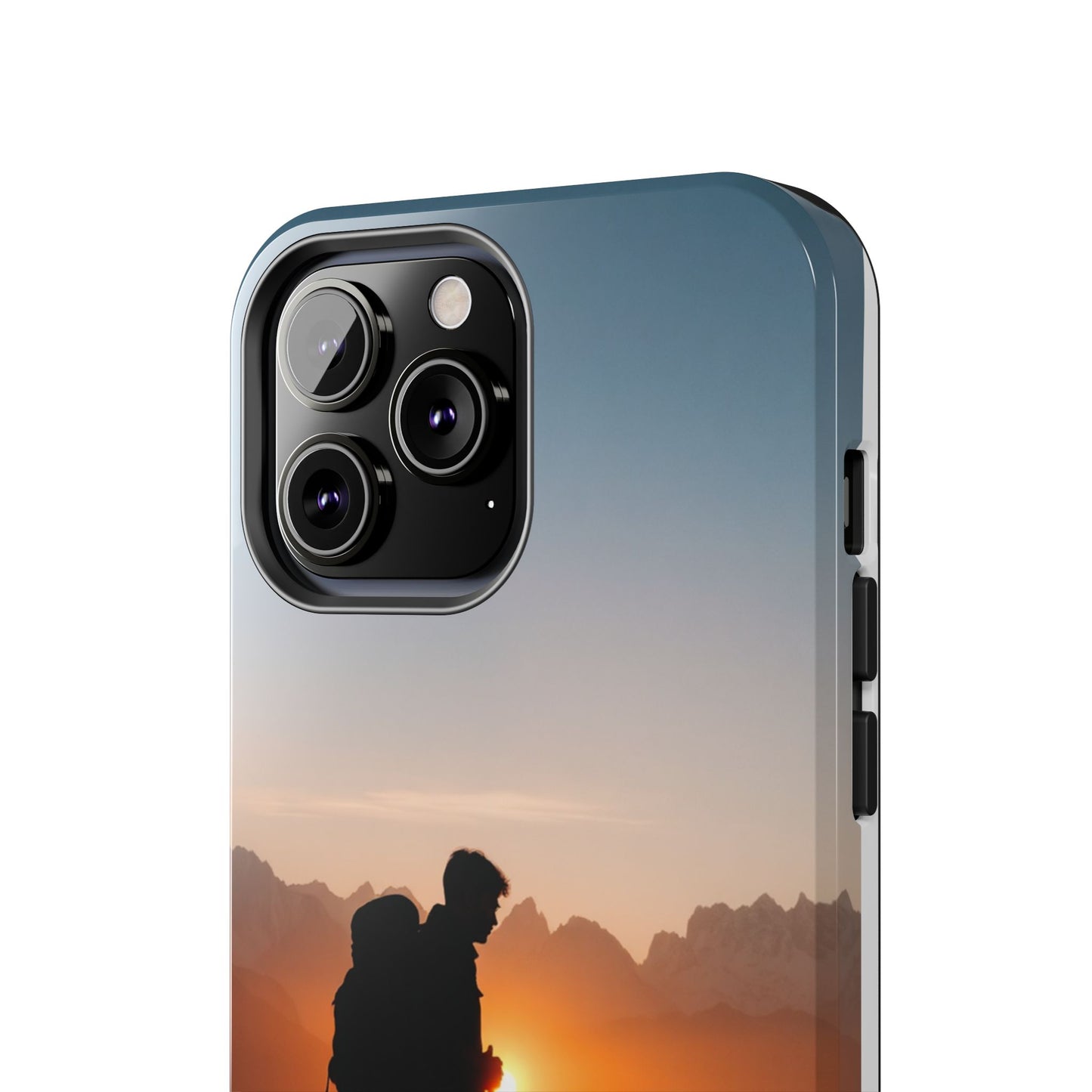 Explorer Adventure Sunset Mountain iPhone Case