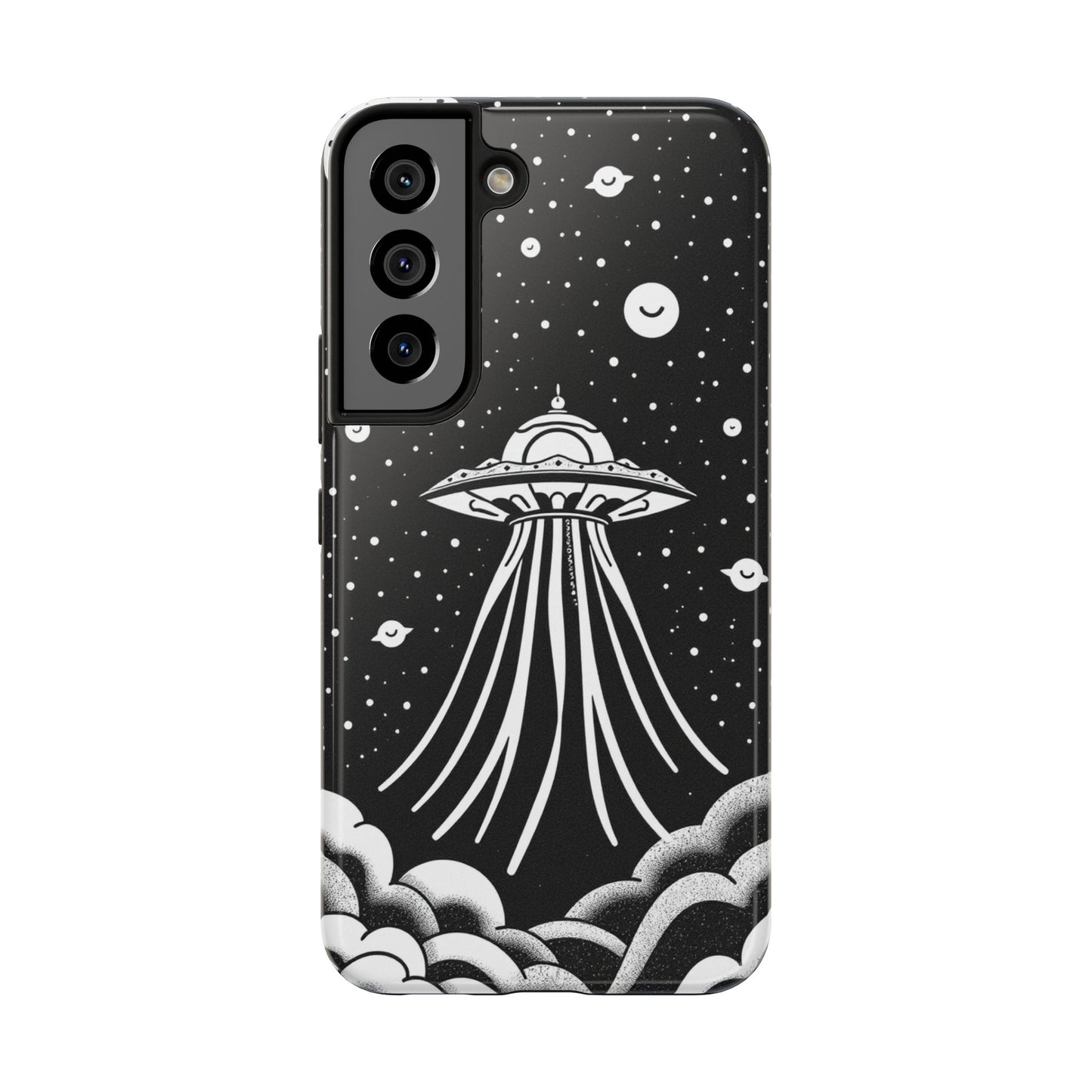 Galaxy UFO Tough Phone Case - Durable Protection with Unique Space Design