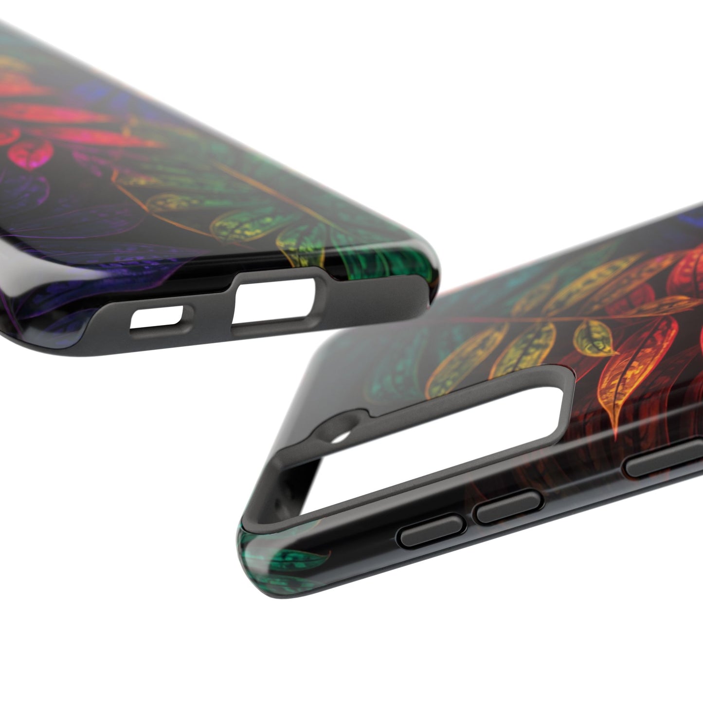 Vibrant Tropical Leaf Tough Phone Case