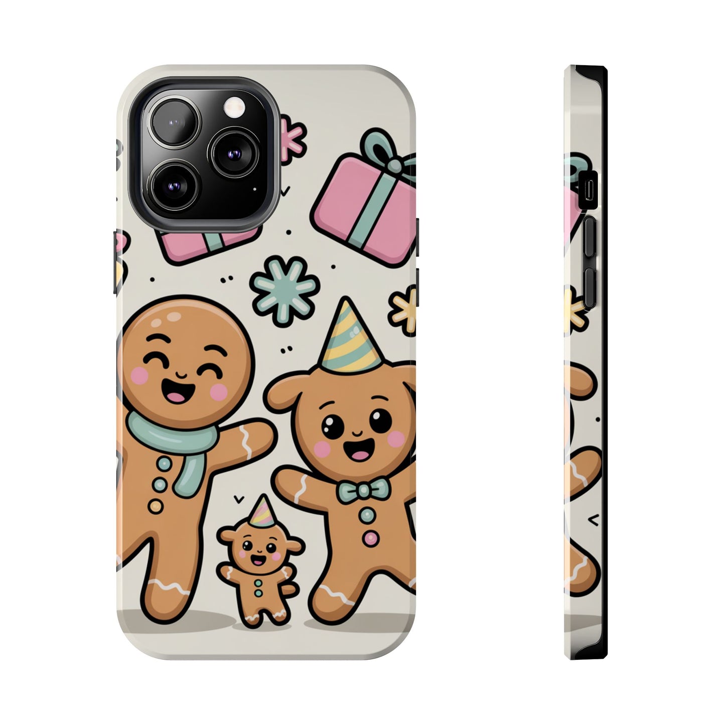 Gingerbread Family Dancing Holiday Phone Case