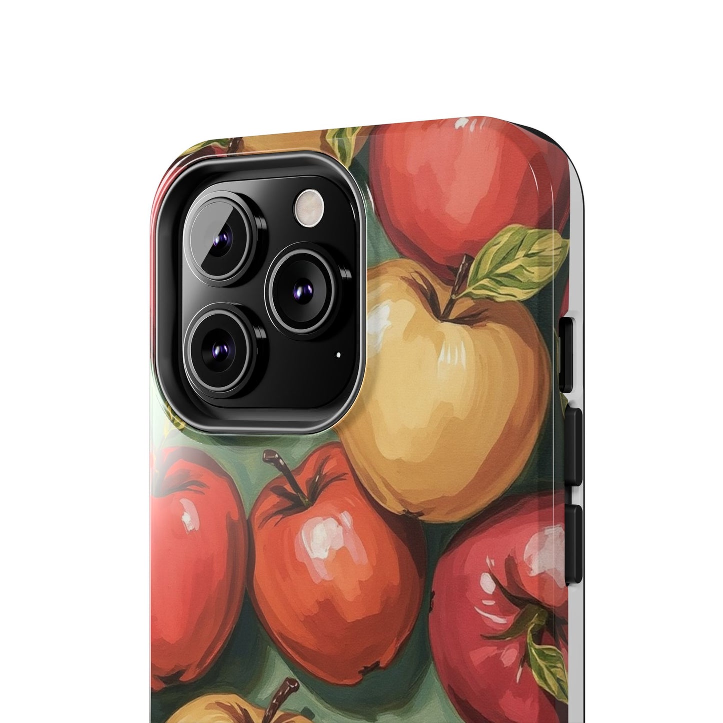 Colorful Painted Apples Art Tough Phone Case - Durable & Stylish Protection - for iPhone