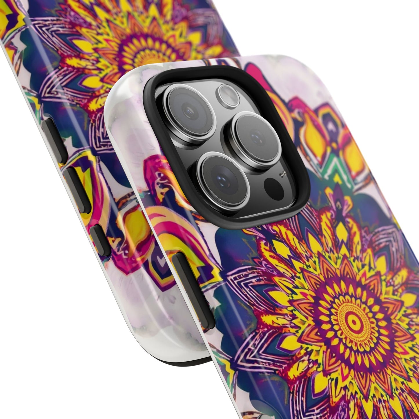 Vibrant Mandala Tough Phone Case - Boho Style Protection - for iPhone
