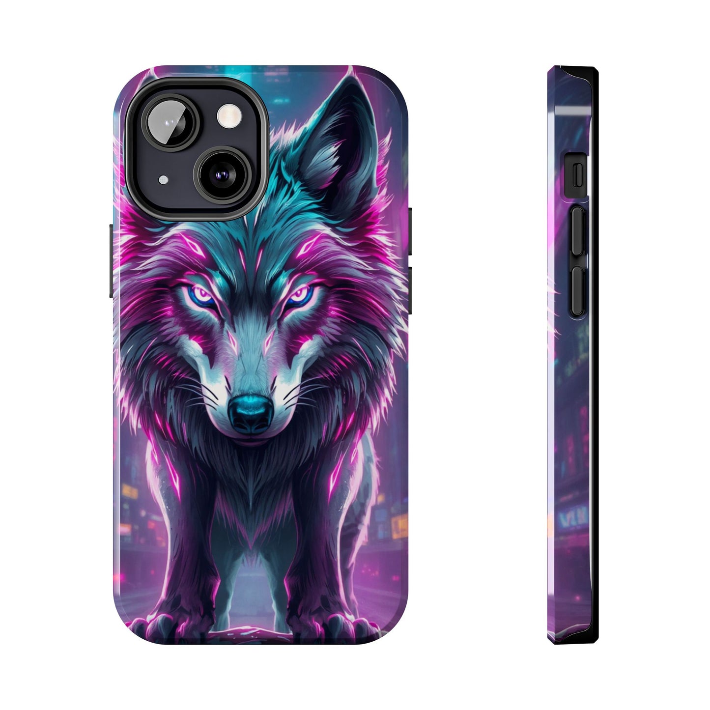 Fierce Wolf Phone Case - Tough & Vibrant Design for Animal Lovers