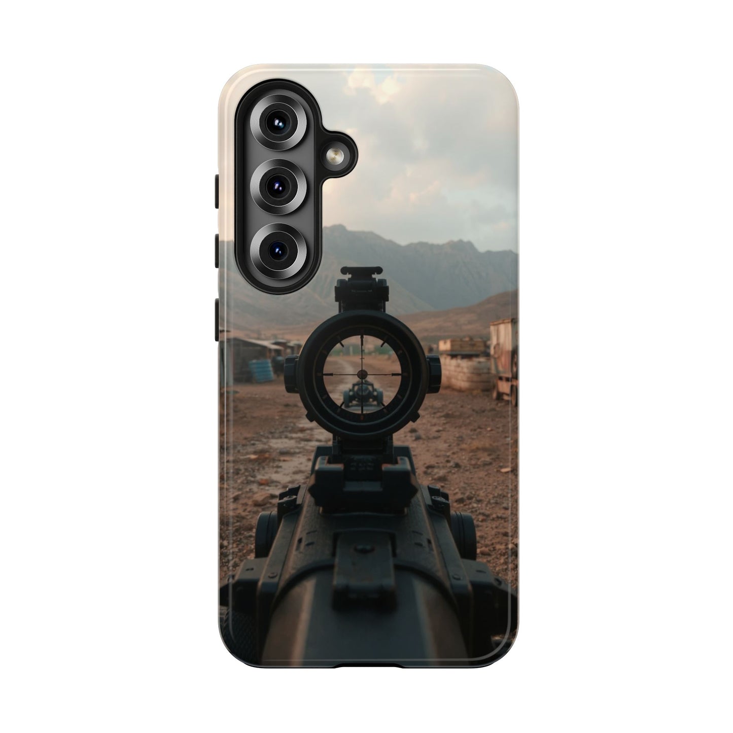 Tough Phone Case - Military Inspired Design with Sniper Scope