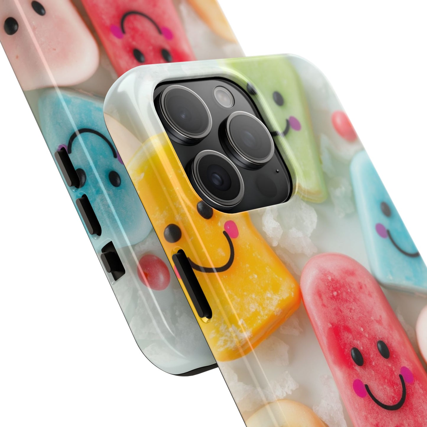 Cute Smile Popsicle Tough Phone Case - Fun Protection for Your Device