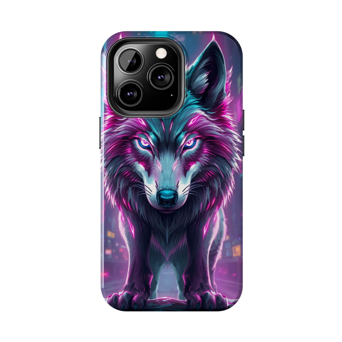 Fierce Wolf Phone Case - Tough & Vibrant Design for Animal Lovers