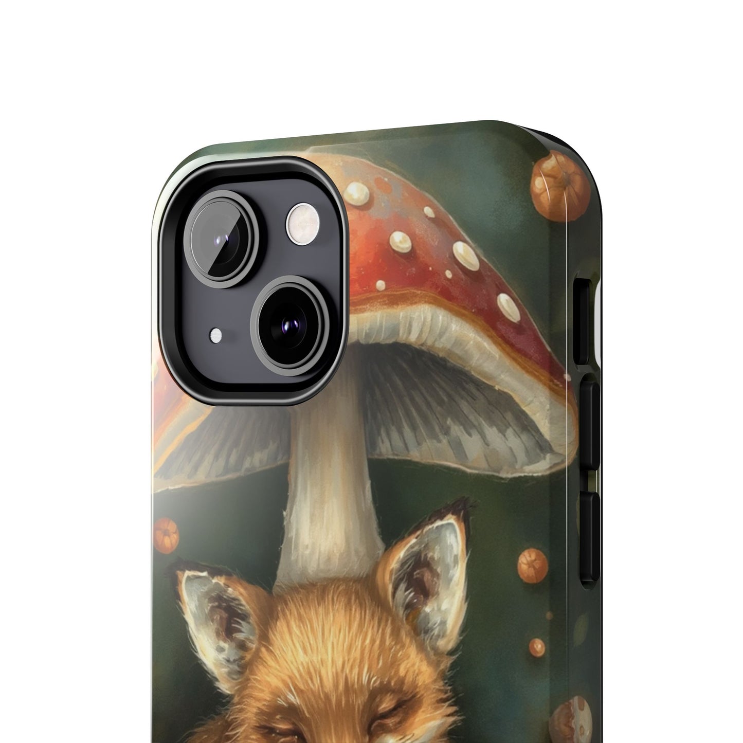 Cute Fox & Mushroom Phone Case - Tough Protective Cover