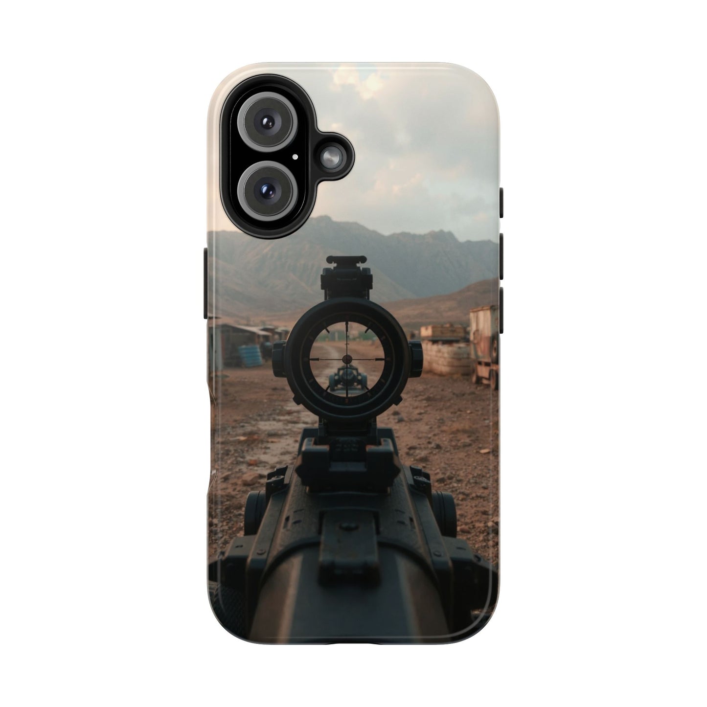 Tough Phone Case - Military Inspired Design with Sniper Scope