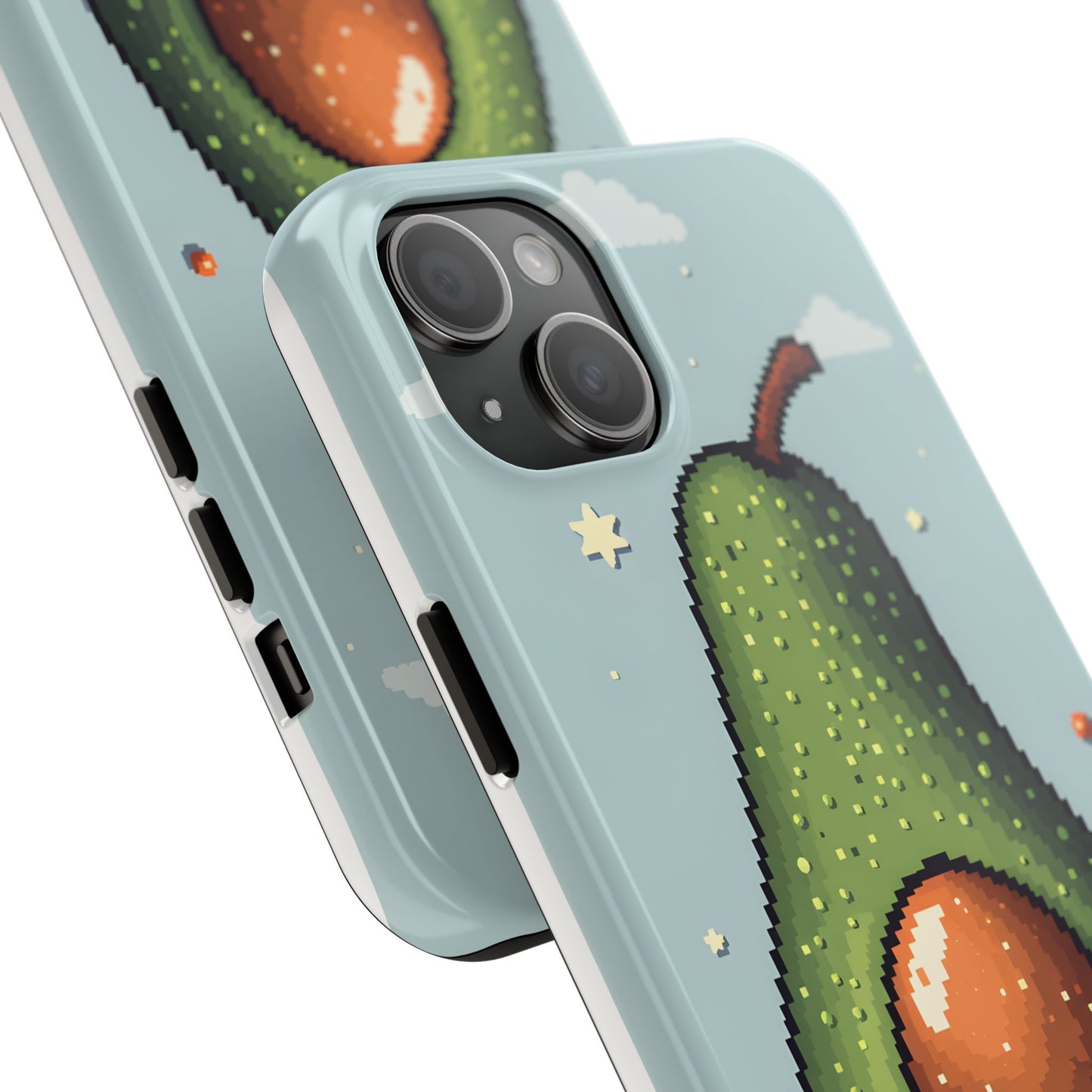 Pixel Avocado Tough Phone Case - Perfect for Foodies & Nature Lovers - for iPhone